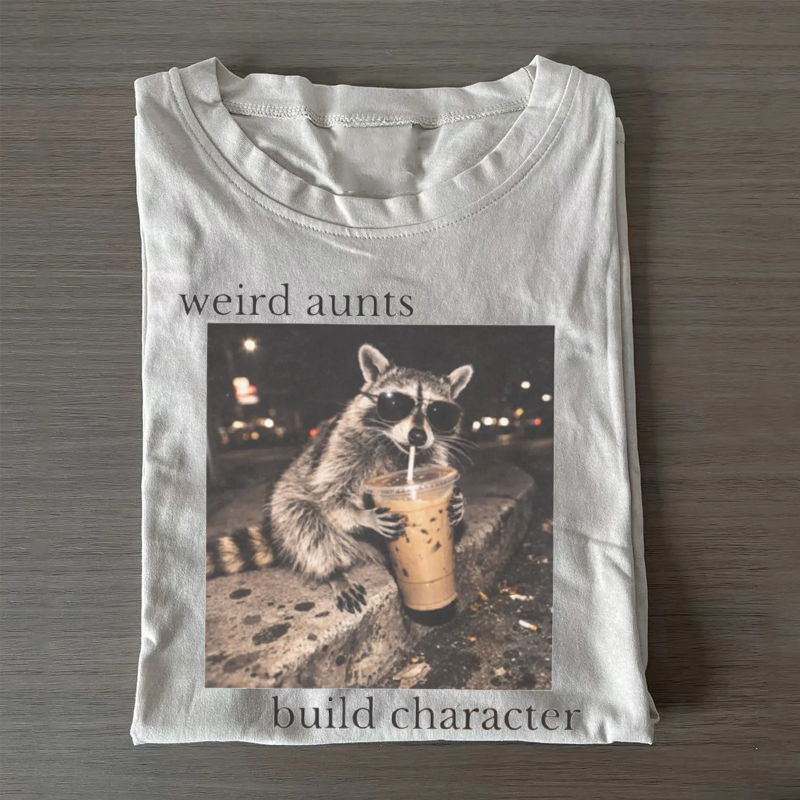 Weird Aunts Build Character T-shirt