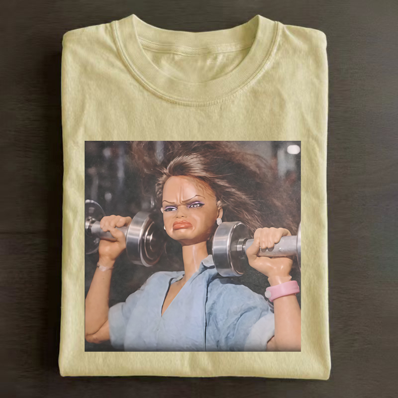 Funny Gym Doll Meme T-shirt