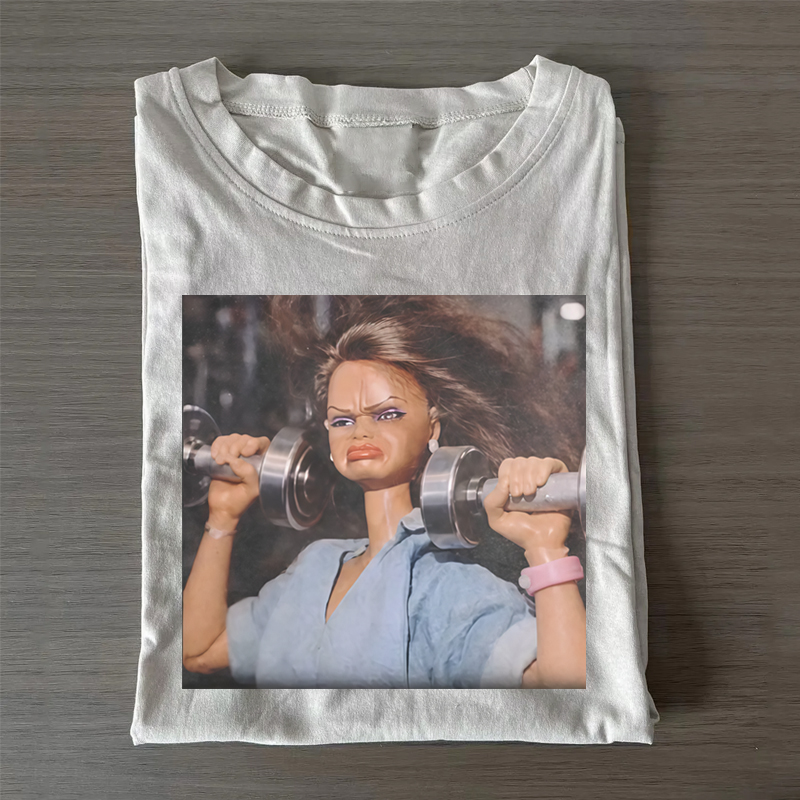 Funny Gym Doll Meme T-shirt