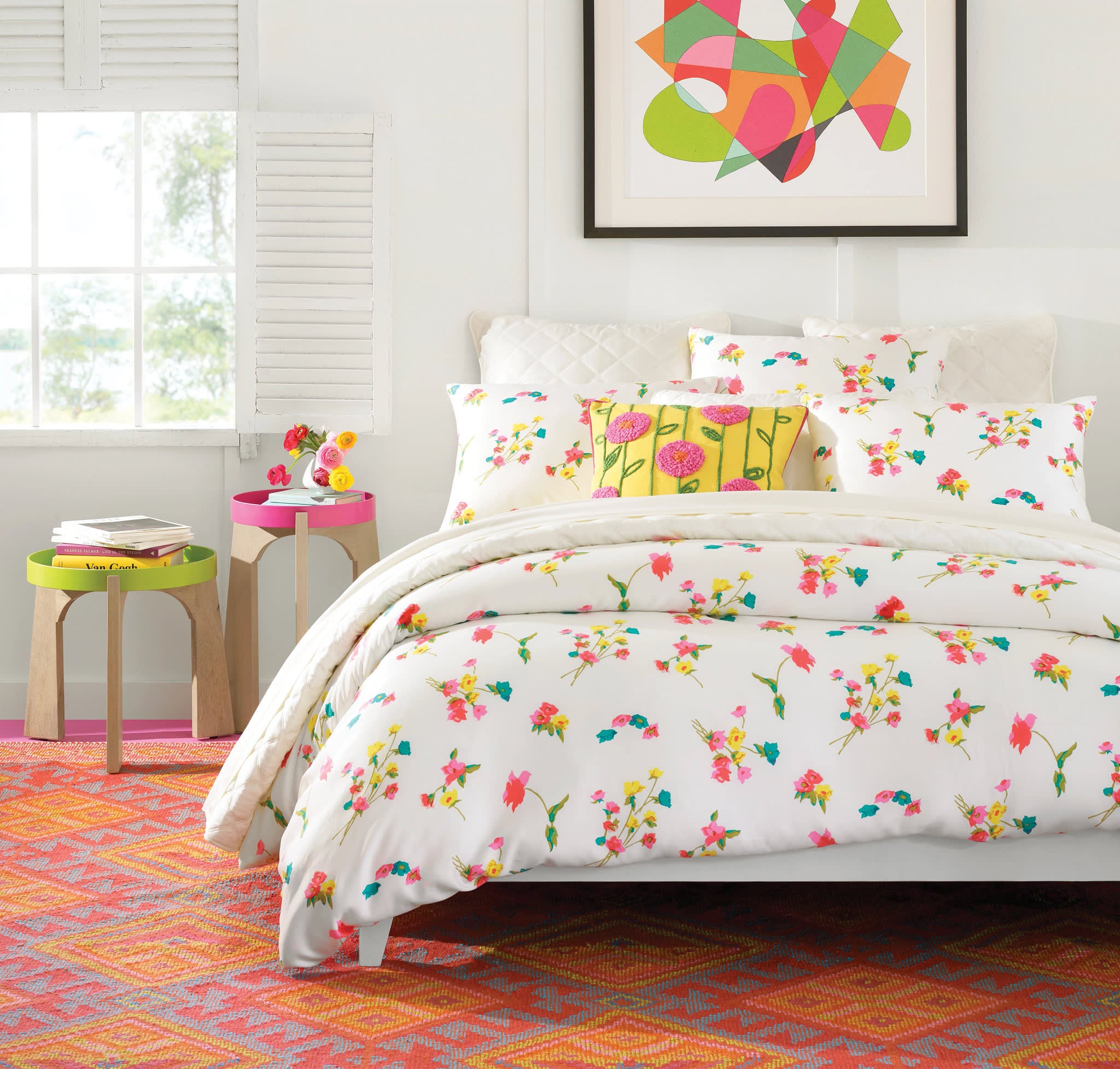 Valencia Kilim Handwoven Indoor/Outdoor Rug | Spice