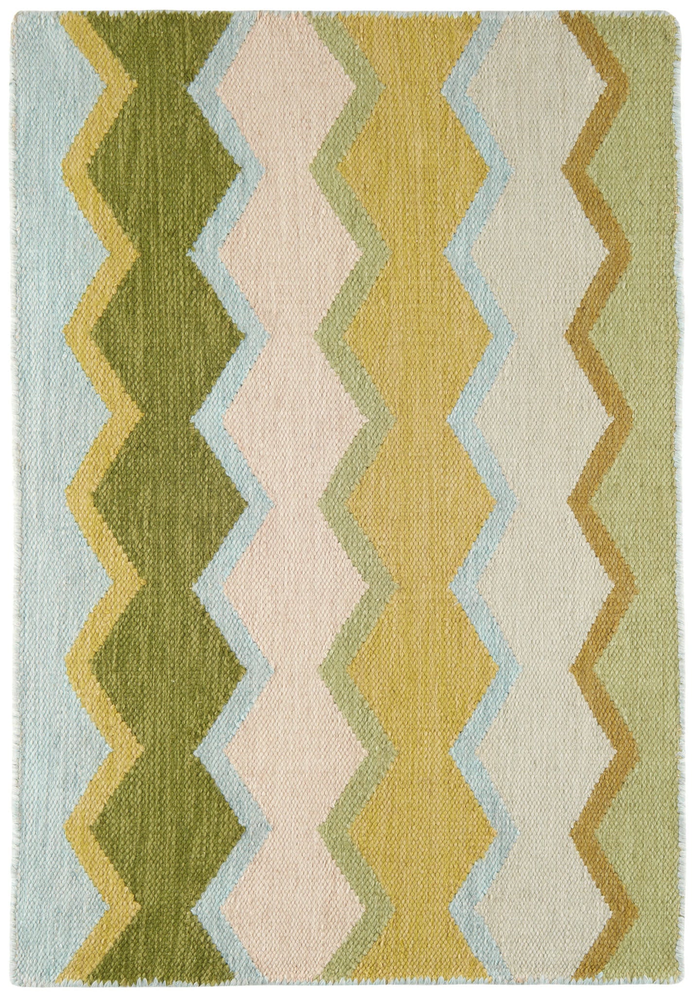 Safety Net Handwoven Indoor/Outdoor Rug | Green