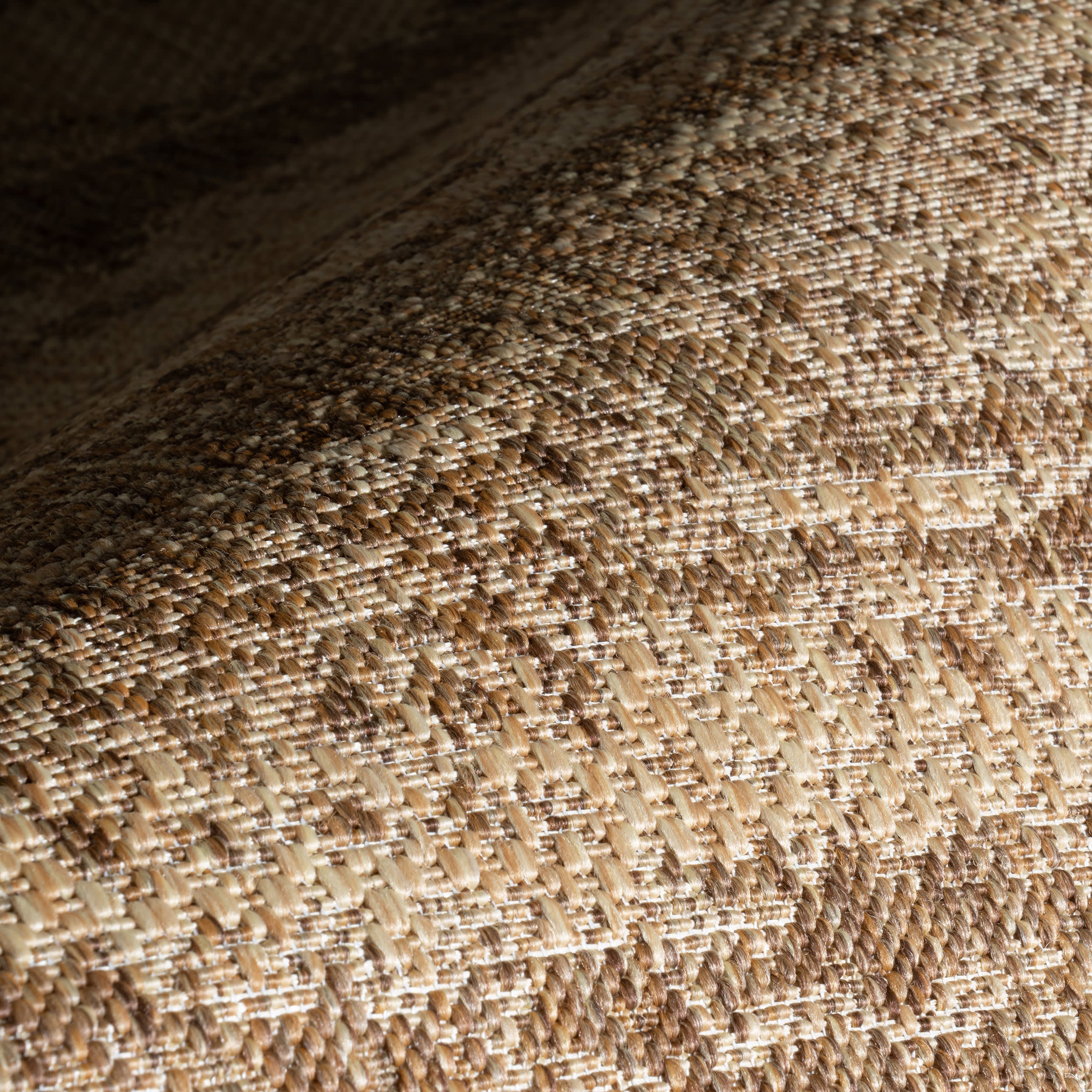 Ophira Abstract Indoor/Outdoor Rug | Light Brown