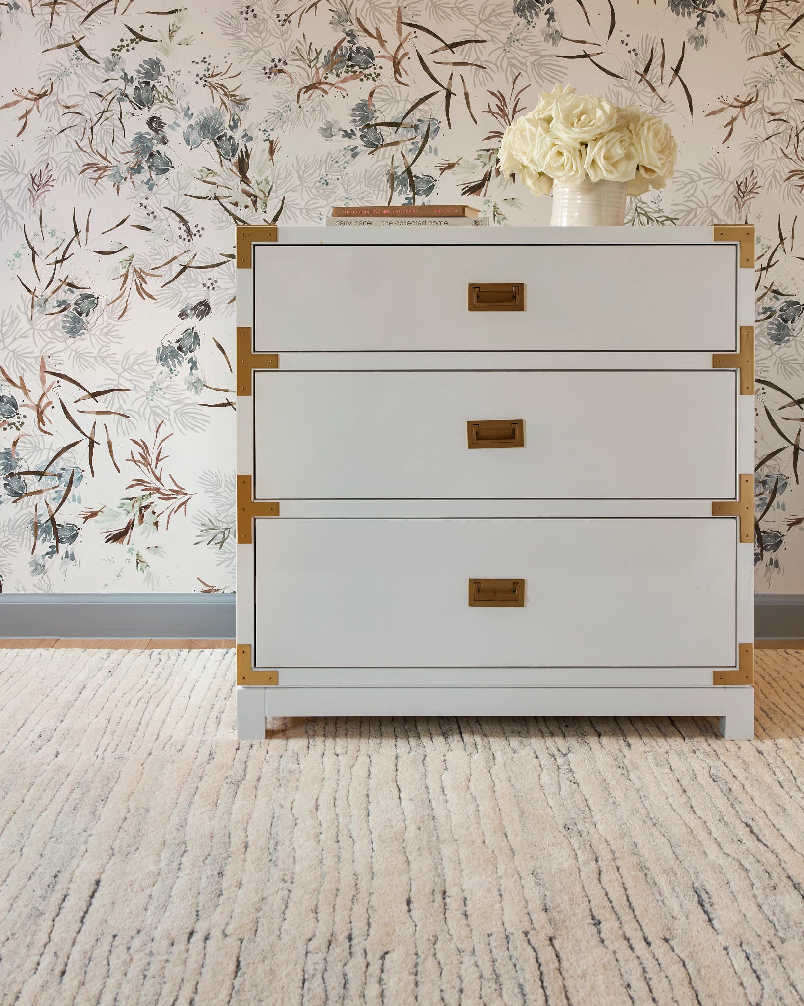 Avery Hand Tufted Wool Rug | Pewter Blue