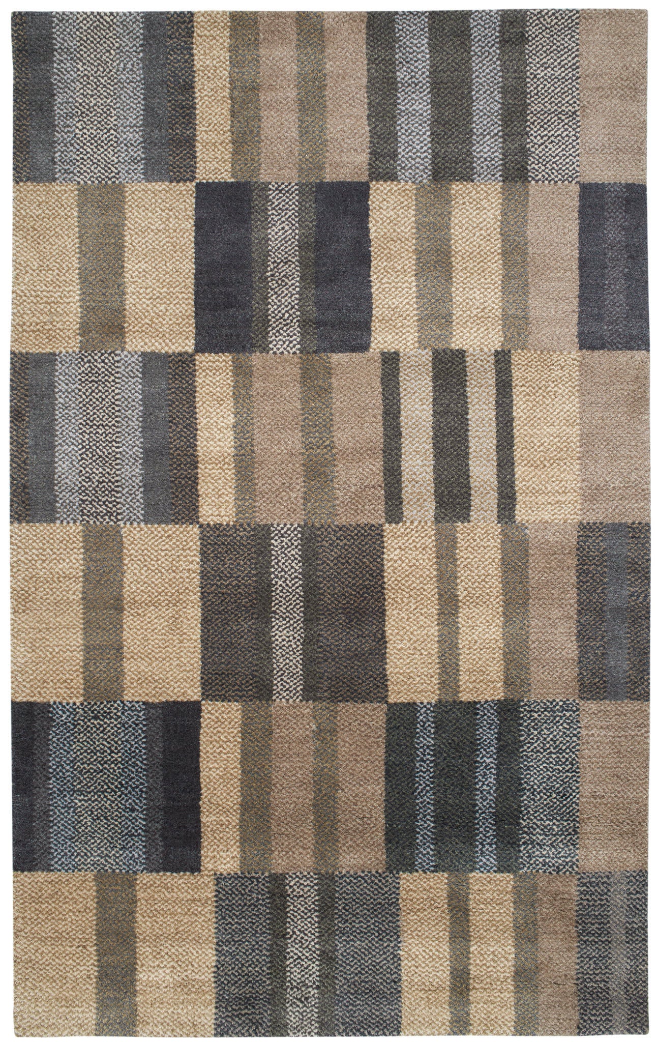 Fairhaven Hand Loom Knotted Wool Rug | Natural