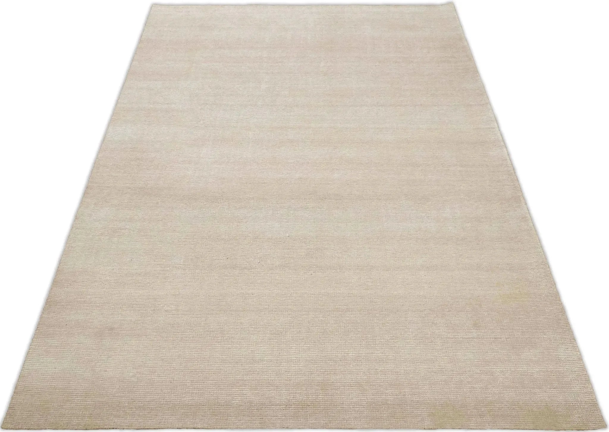 2x3, 5x8 and 8x10 Solid Beige Rug, Low Pile, No Shedding | TRD162 - The Mayfair Hall