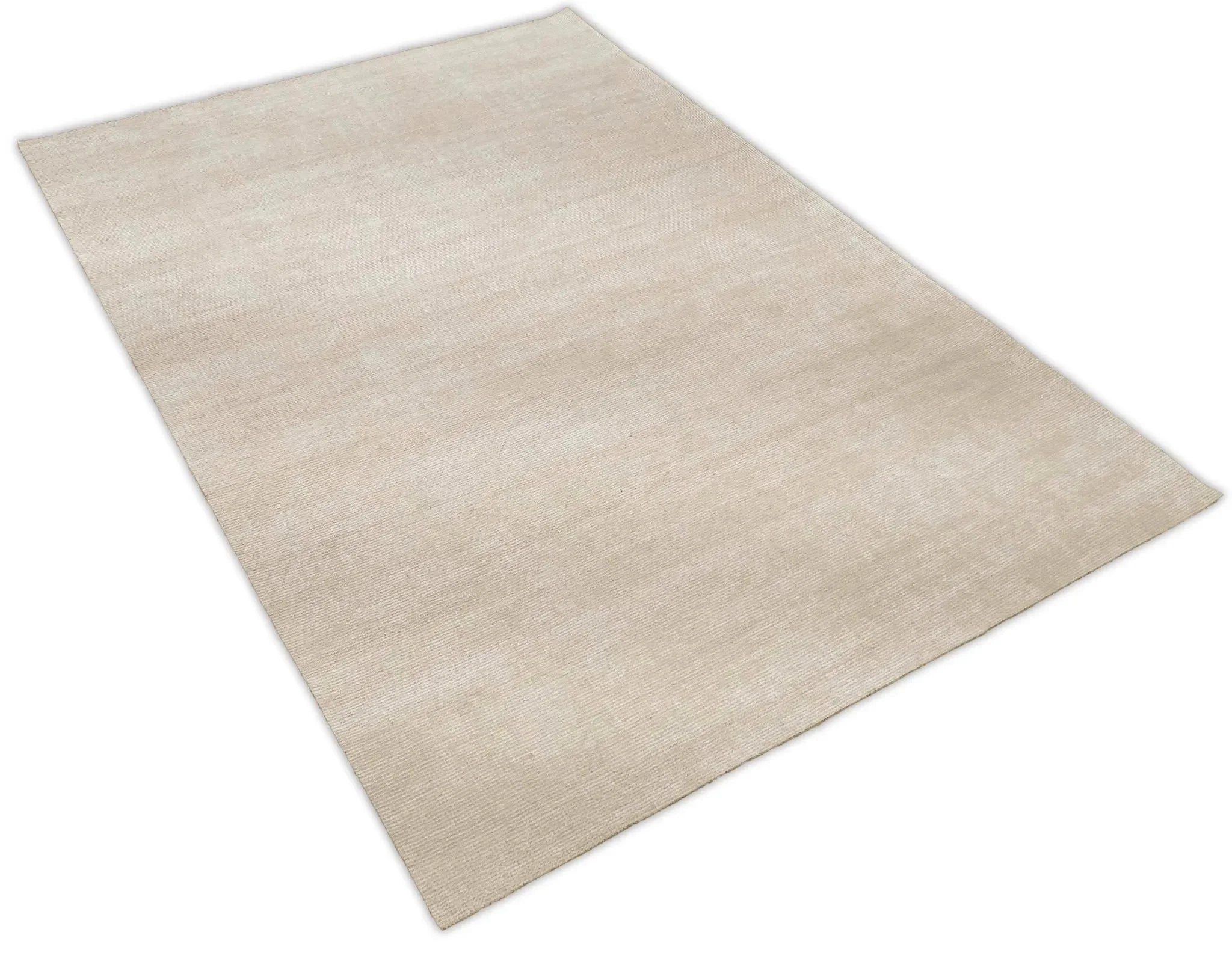 2x3, 5x8 and 8x10 Solid Beige Rug, Low Pile, No Shedding | TRD162 - The Mayfair Hall
