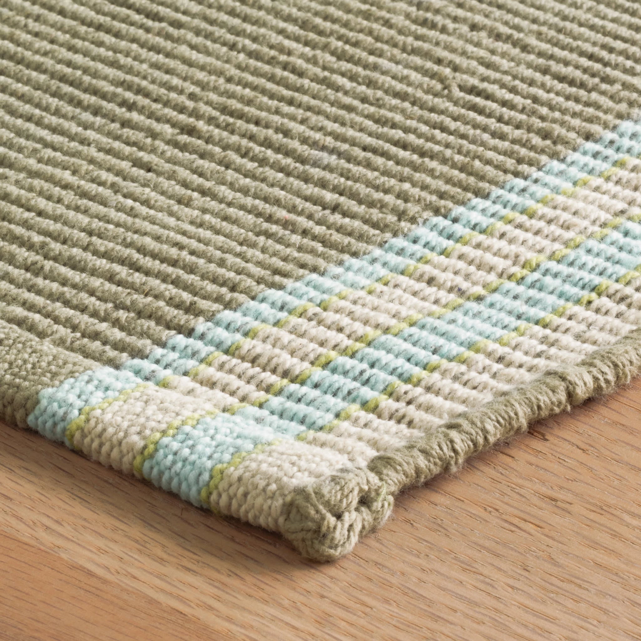 Stone Soup Handwoven Cotton Rug | Multi