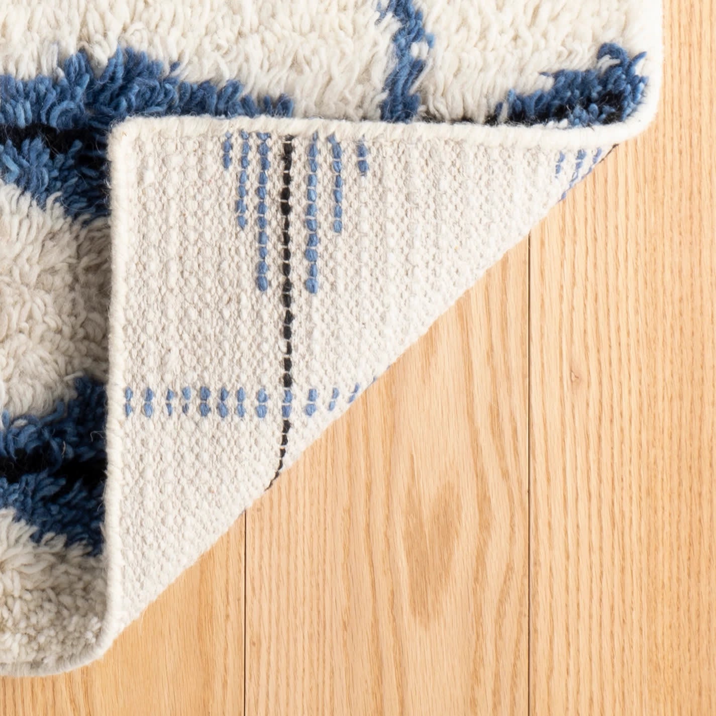 Noma Handwoven Wool Rug | Indigo