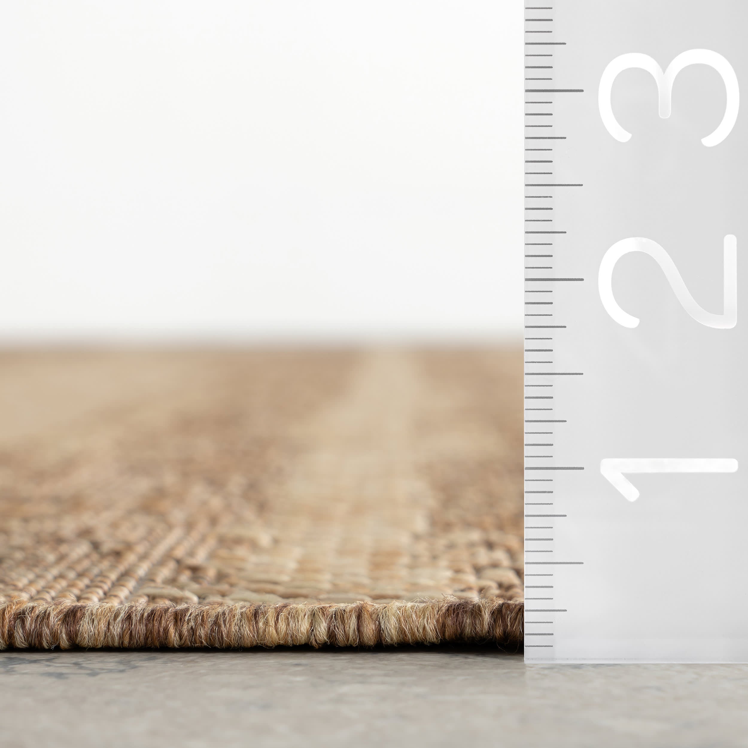 Ophira Abstract Indoor/Outdoor Rug | Light Brown