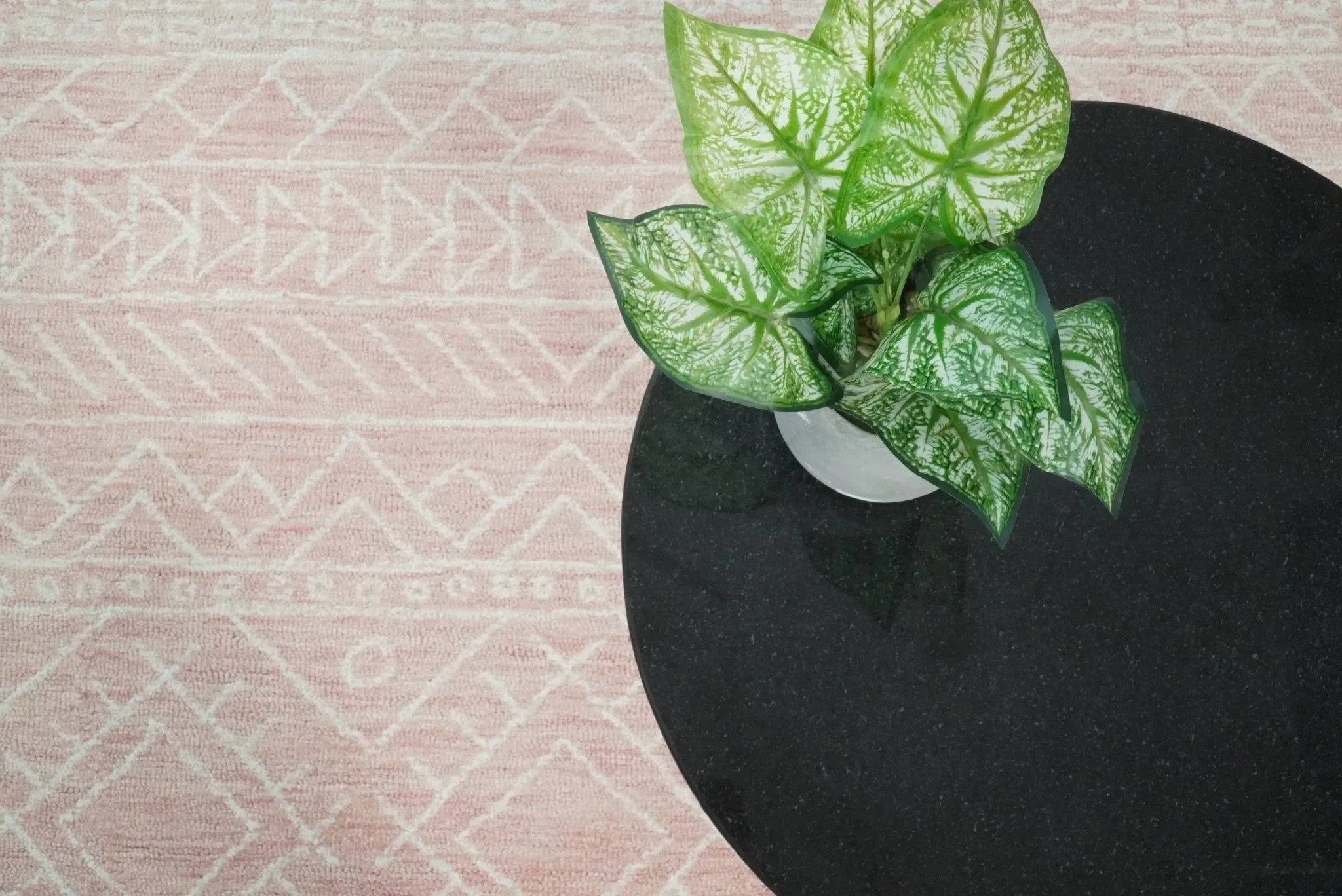 5x8 and 8x10 Hand Made Woolen Modern Pink Area Rug | AZT001 - The Mayfair Hall