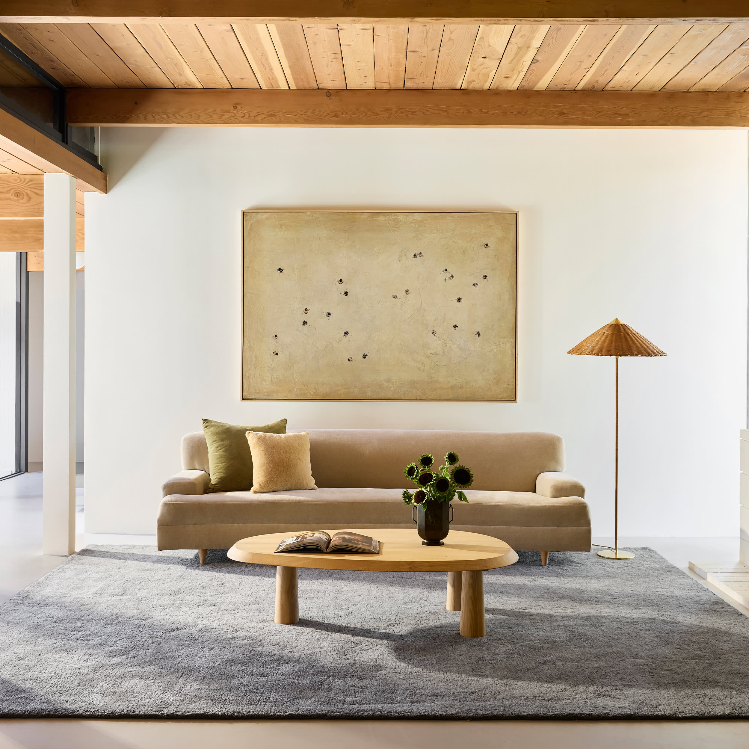 Gaia New Zealand Wool Shag Rug | Dark Grey