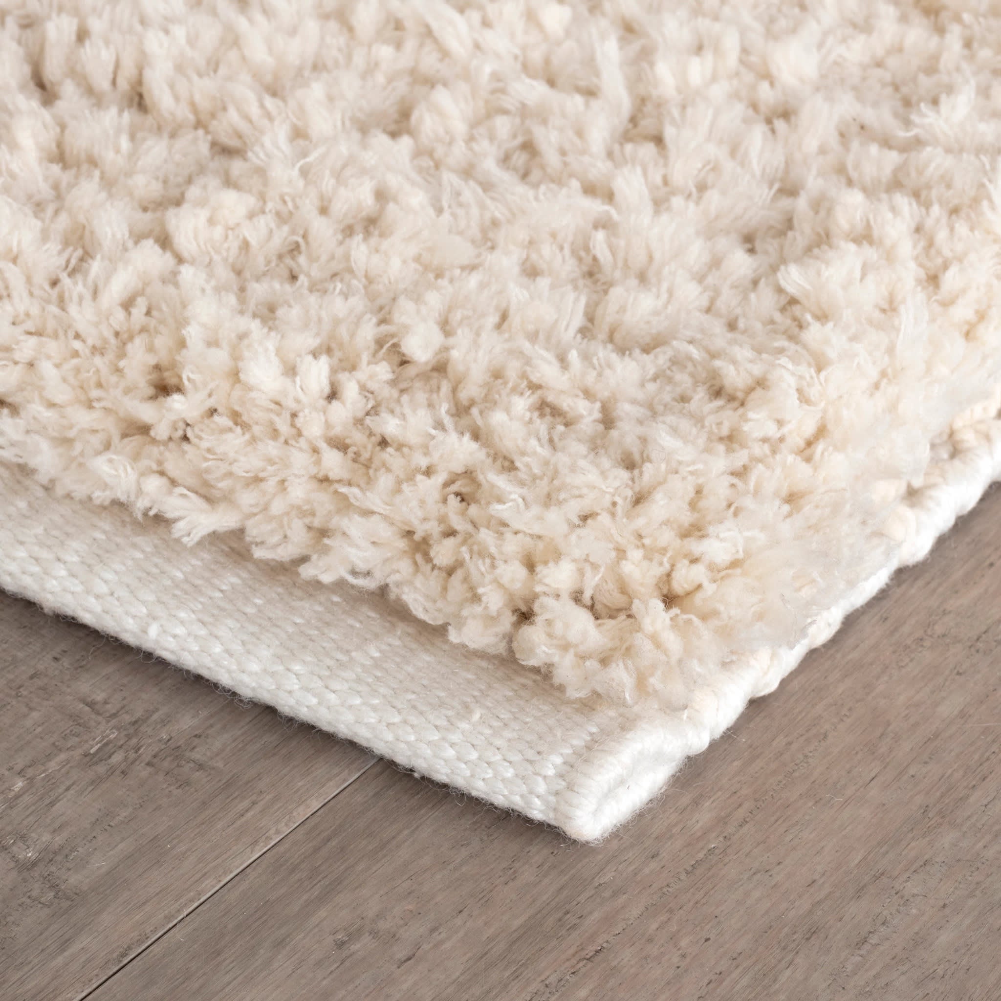 Kodiak Handwoven Microfiber Performance Rug | Ivory