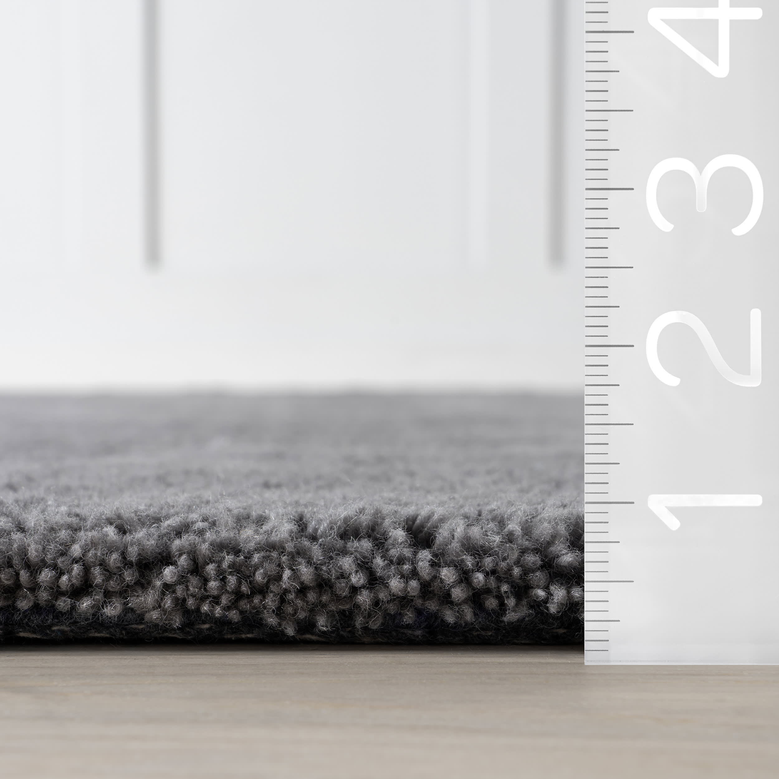 Gaia New Zealand Wool Shag Rug | Dark Grey