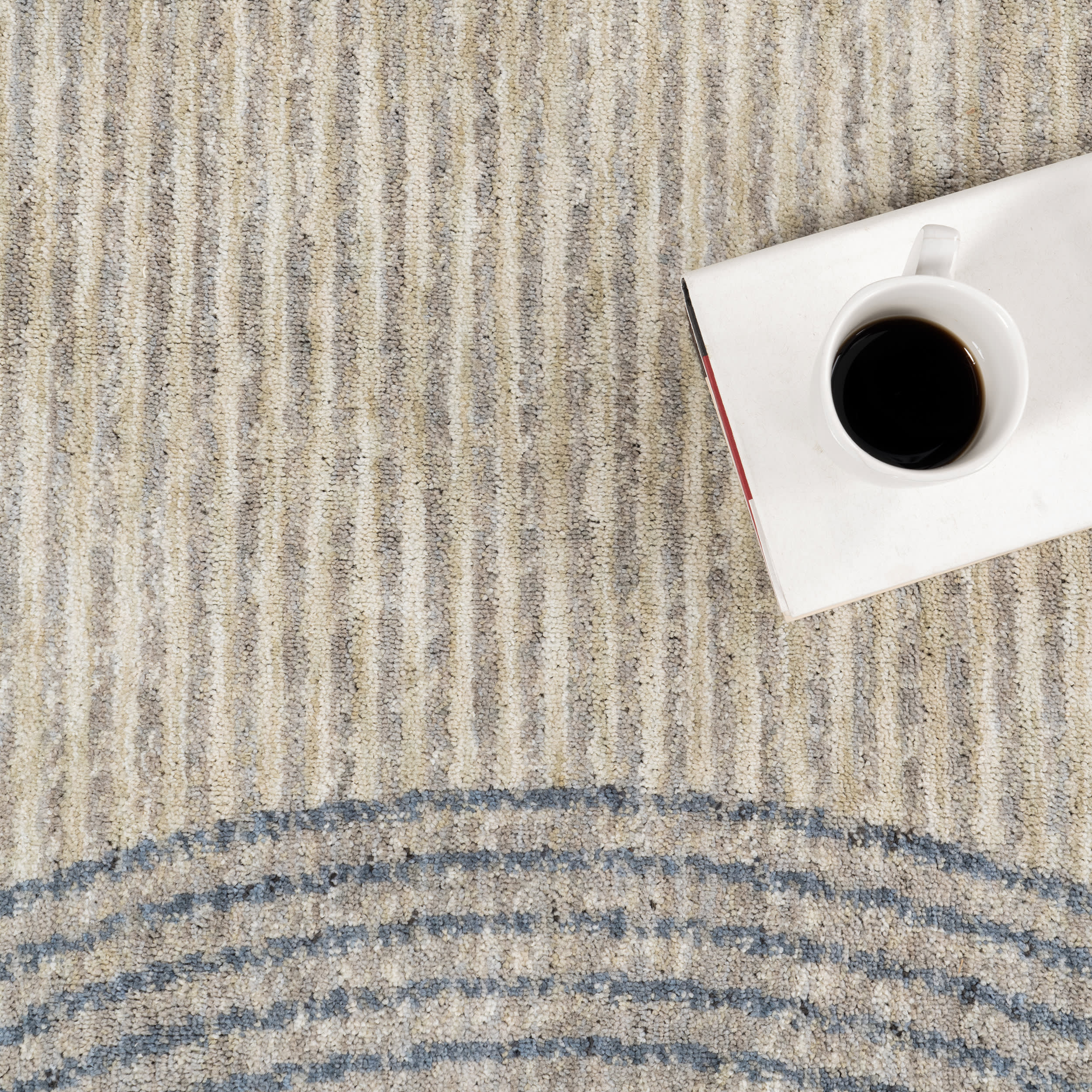 Allyson Modern Geometric Area Rug | Blue