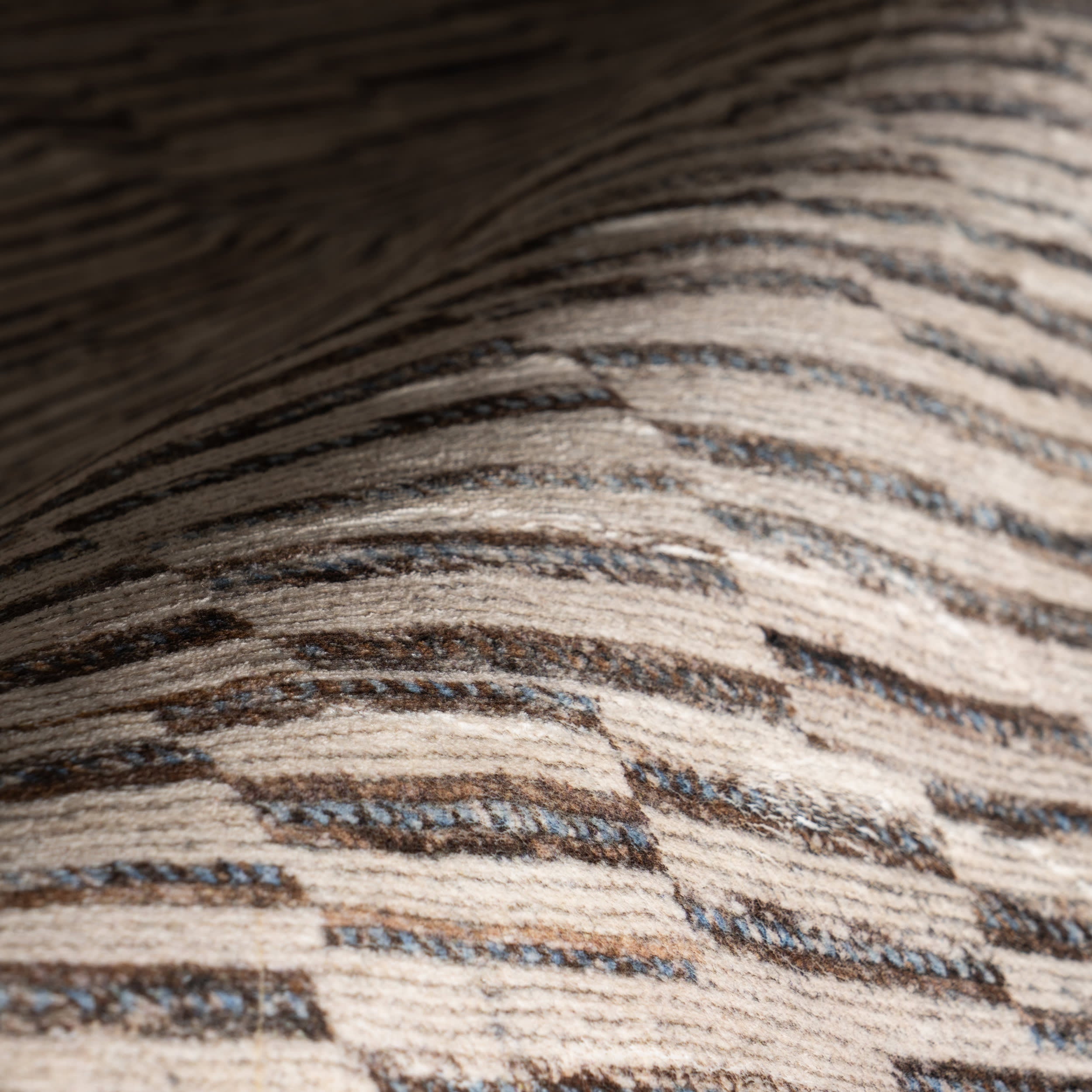 Sola Abstract Washable Rug | Beige