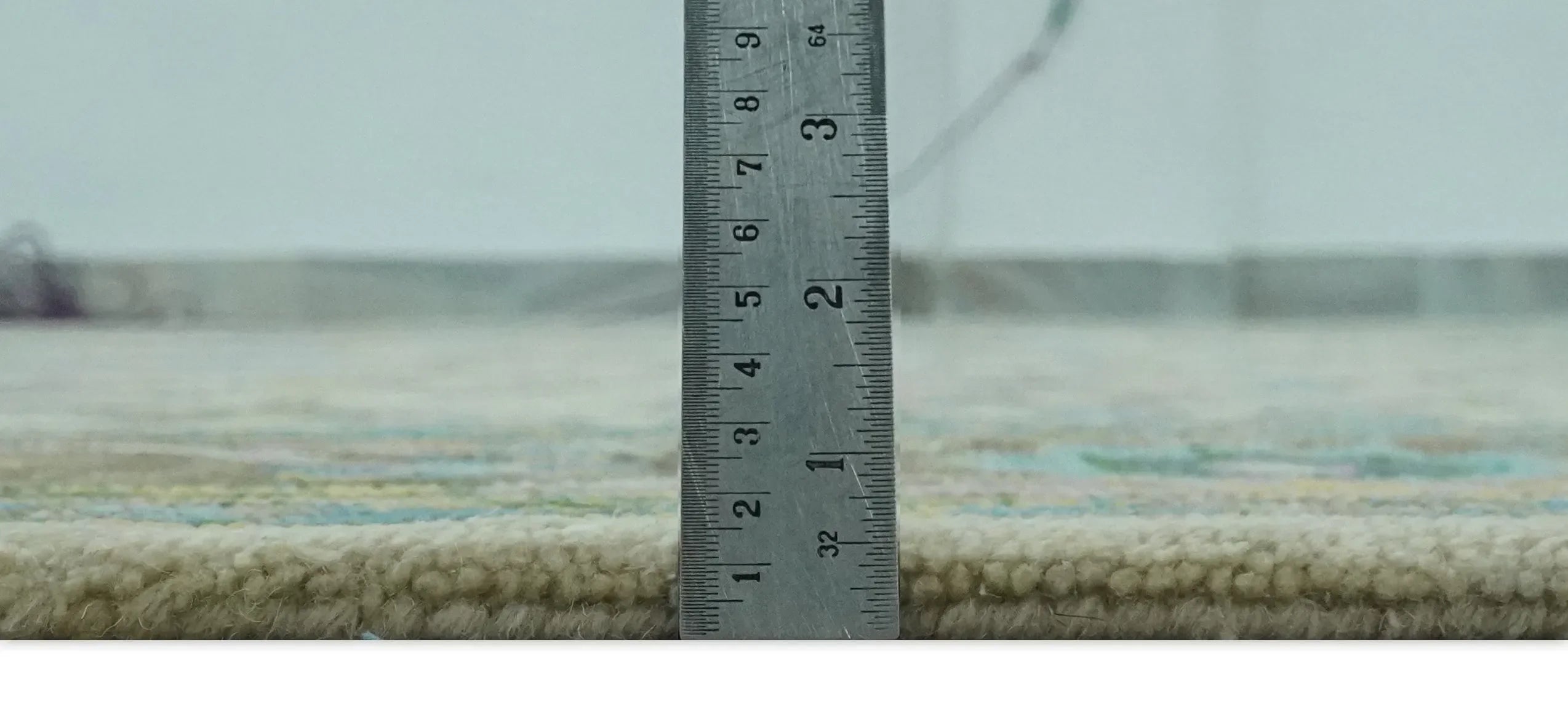 Custom Made Beige, Blue and Purple Traditional Floral Hand Tufted wool rug - The Mayfair Hall