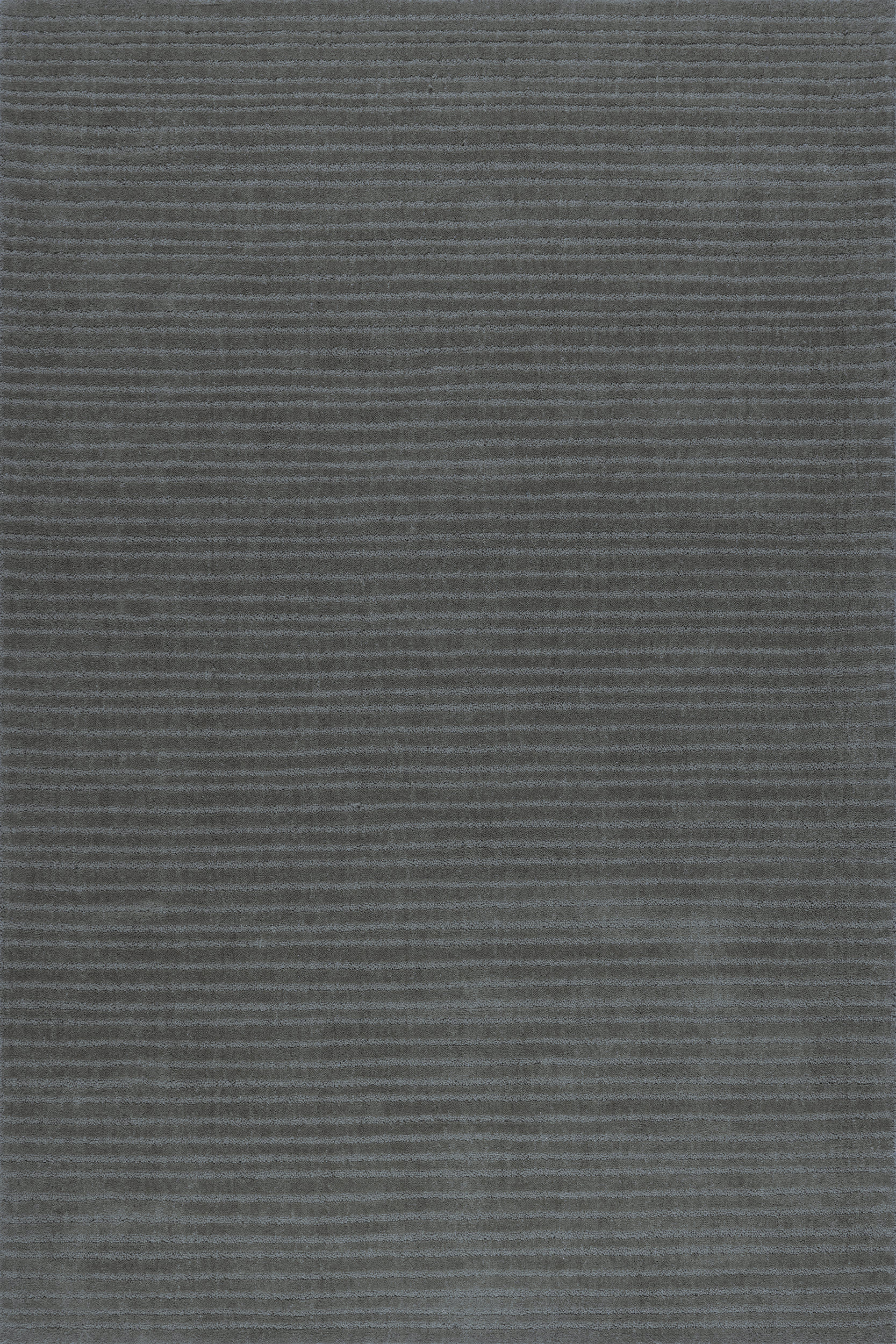 Isolated view of Charcoal Rectangle Southwest Striped Wool Rug, showcasing its design