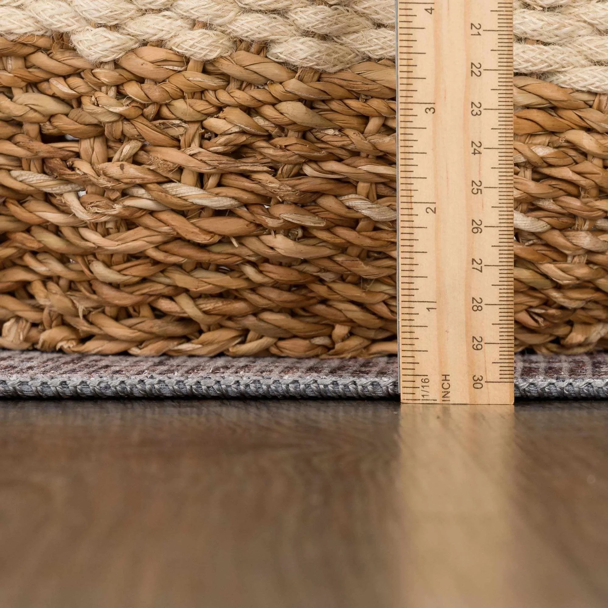 Dauis Brown&Blue Washable Persian Style Rug - The Mayfair Hall