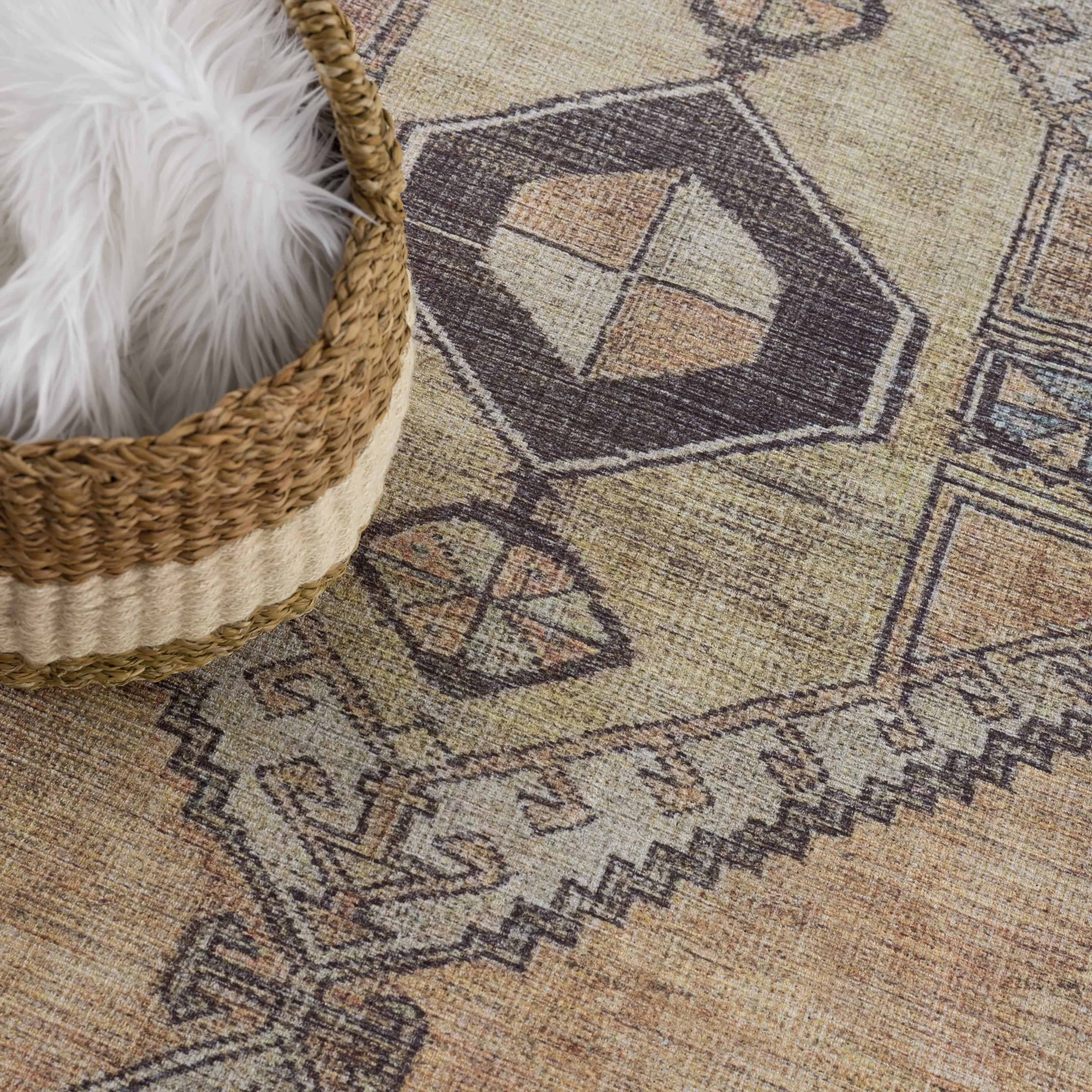 Medinah Washable Runner & Area Rug - The Mayfair Hall