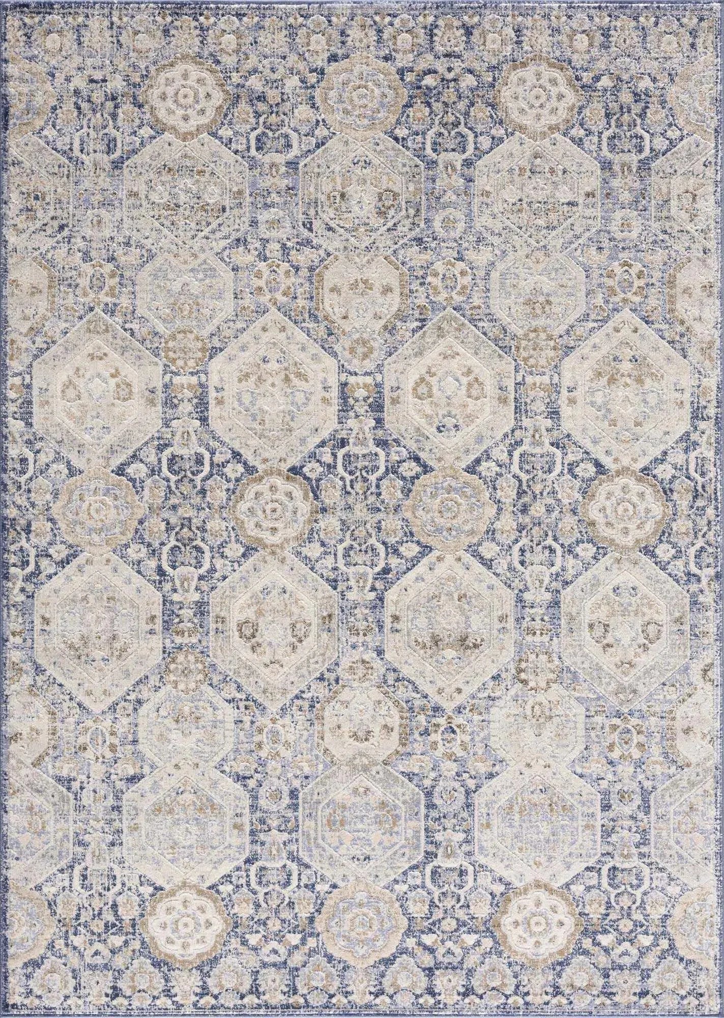Parkerfield Blue Area Rug - The Mayfair Hall