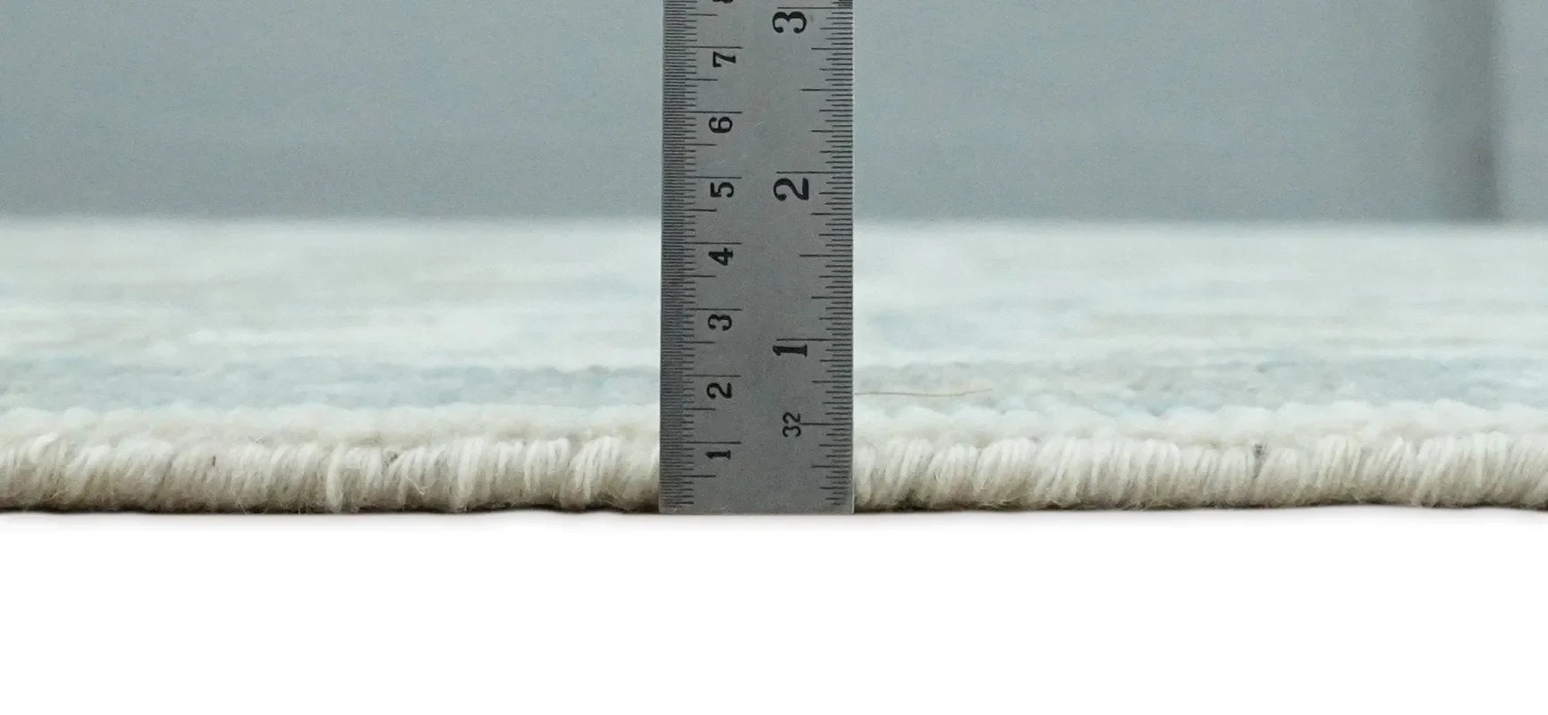 Ivory, Blue and Beige Hand knotted Traditional Large Design Multi Size wool Area Rug - The Mayfair Hall