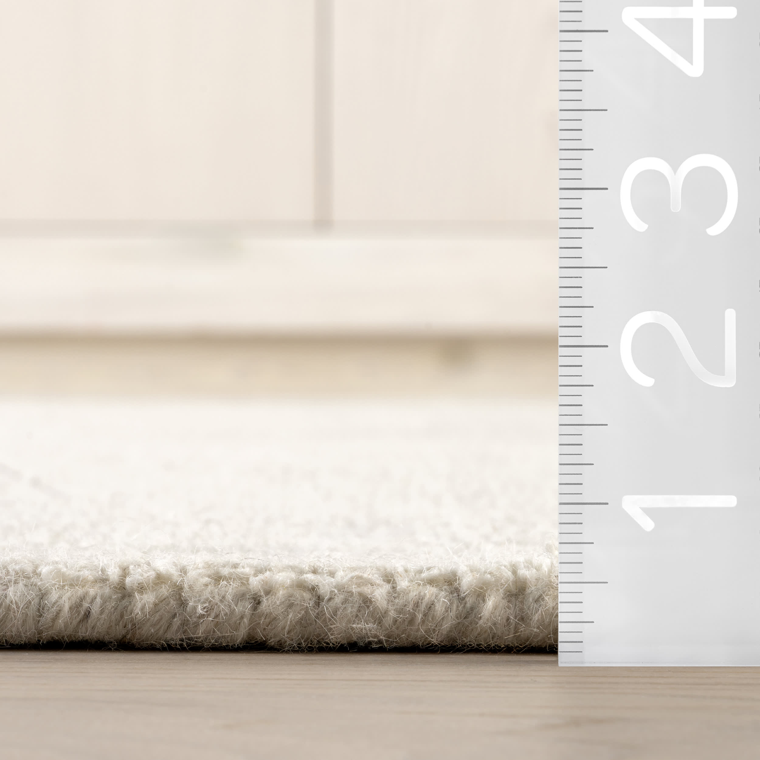 Stillpoint Radiating Pattern Wool Rug | Ivory