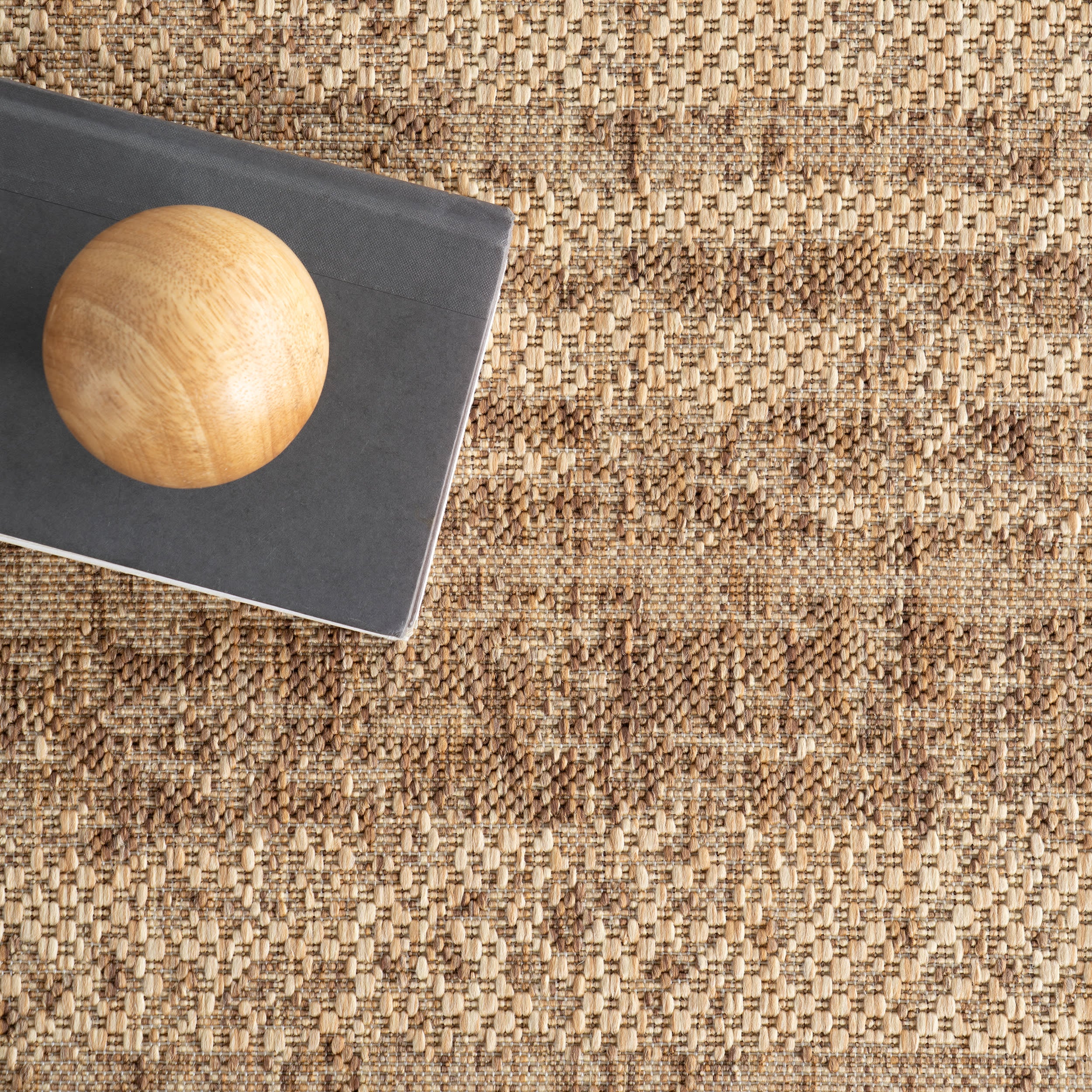 Ophira Abstract Indoor/Outdoor Rug | Light Brown