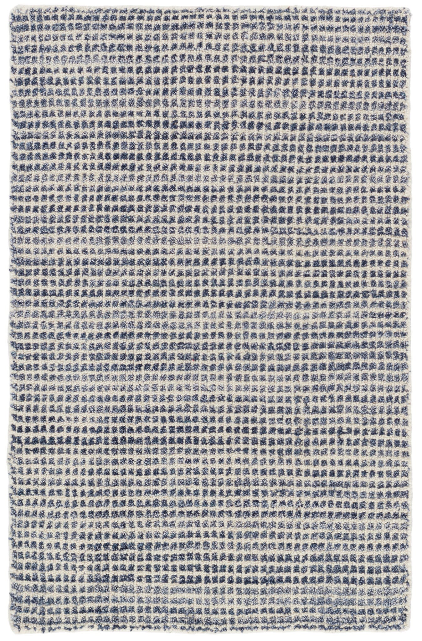 Homer Hand Loom Knotted Wool/Viscose Rug | Blue