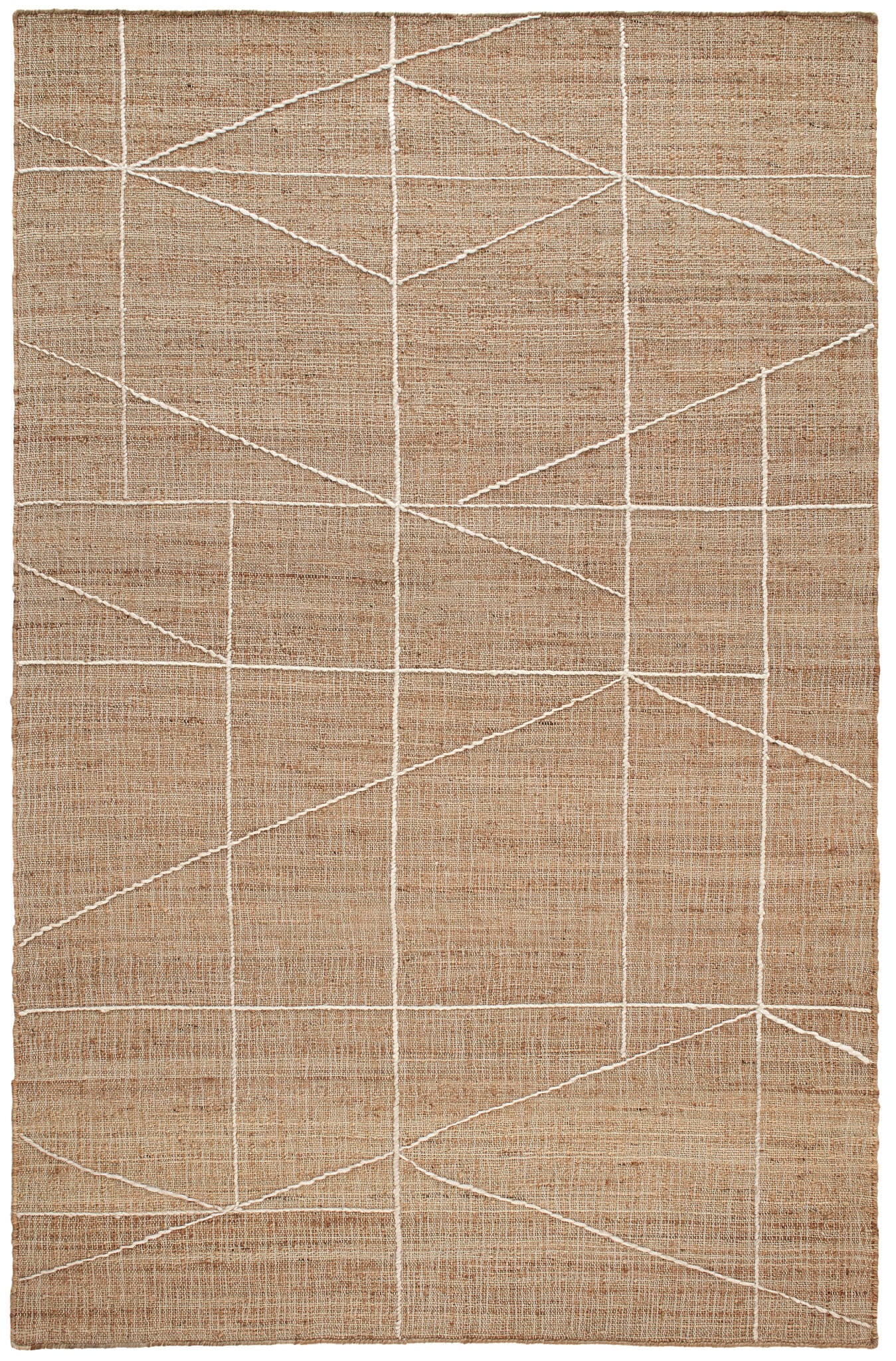 Judson Handwoven Jute Rug | Natural/Ivory