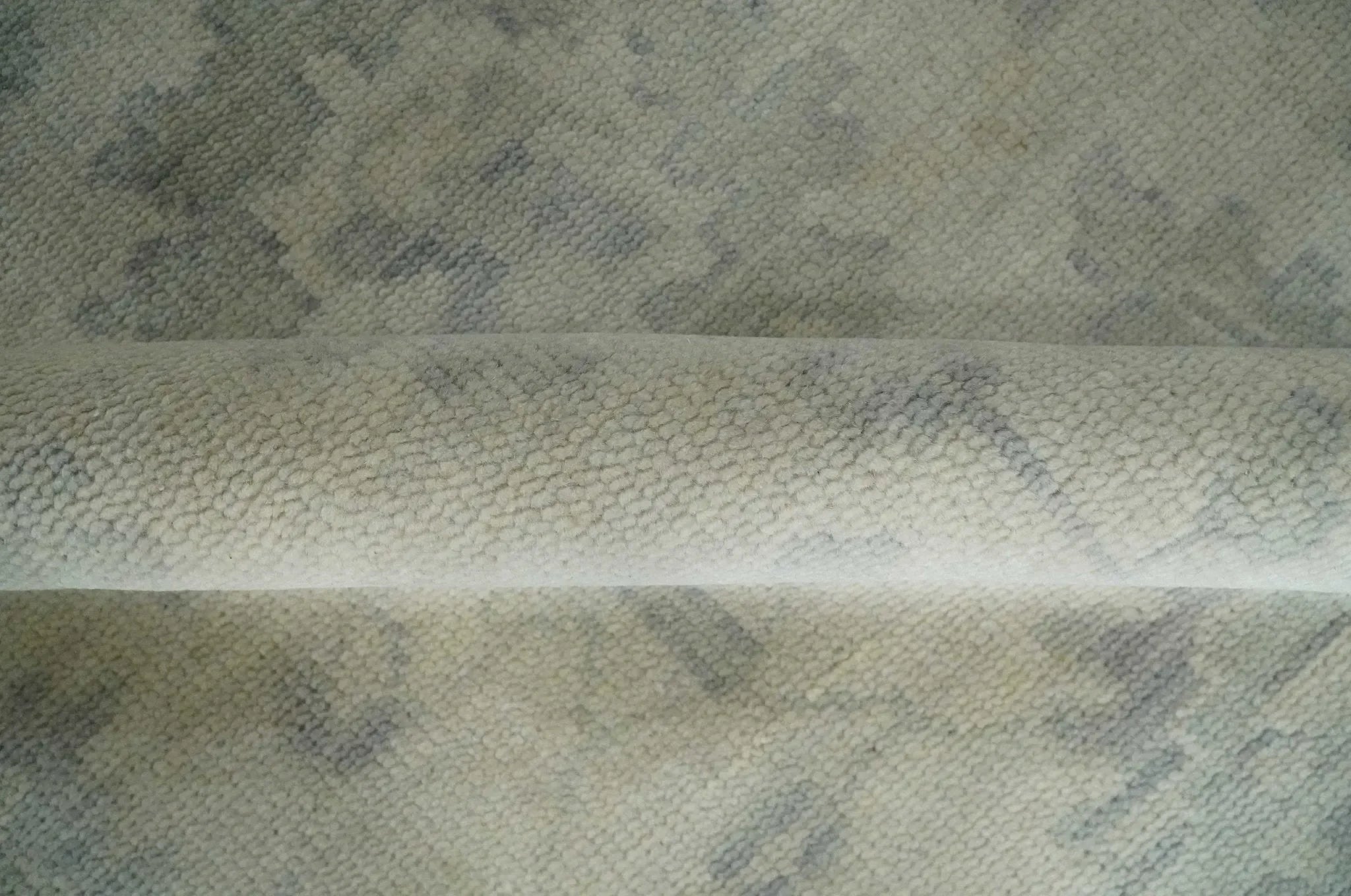 Custom Made Beige and Light Green Hand knotted Traditional Oushak Multi Size wool Area Rug - The Mayfair Hall