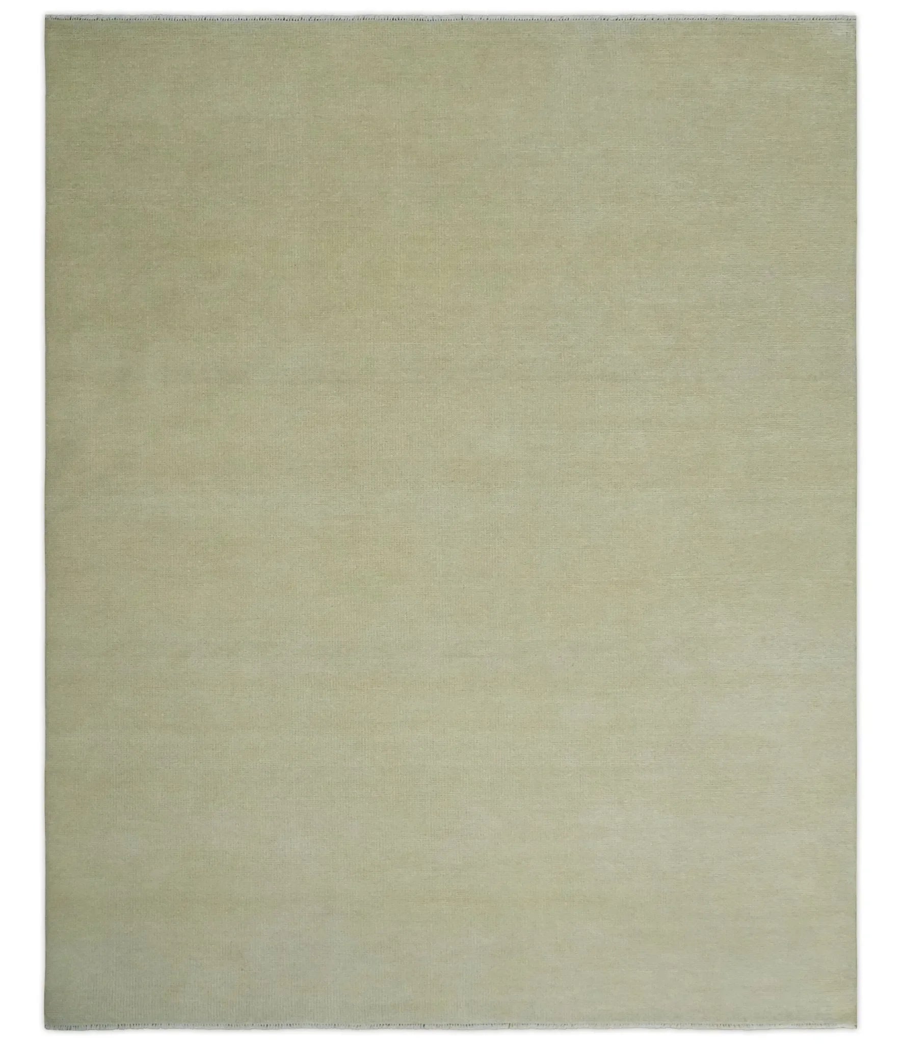 Custom Made Beige Modern Solid Hand knotted wool Area Rug - The Mayfair Hall