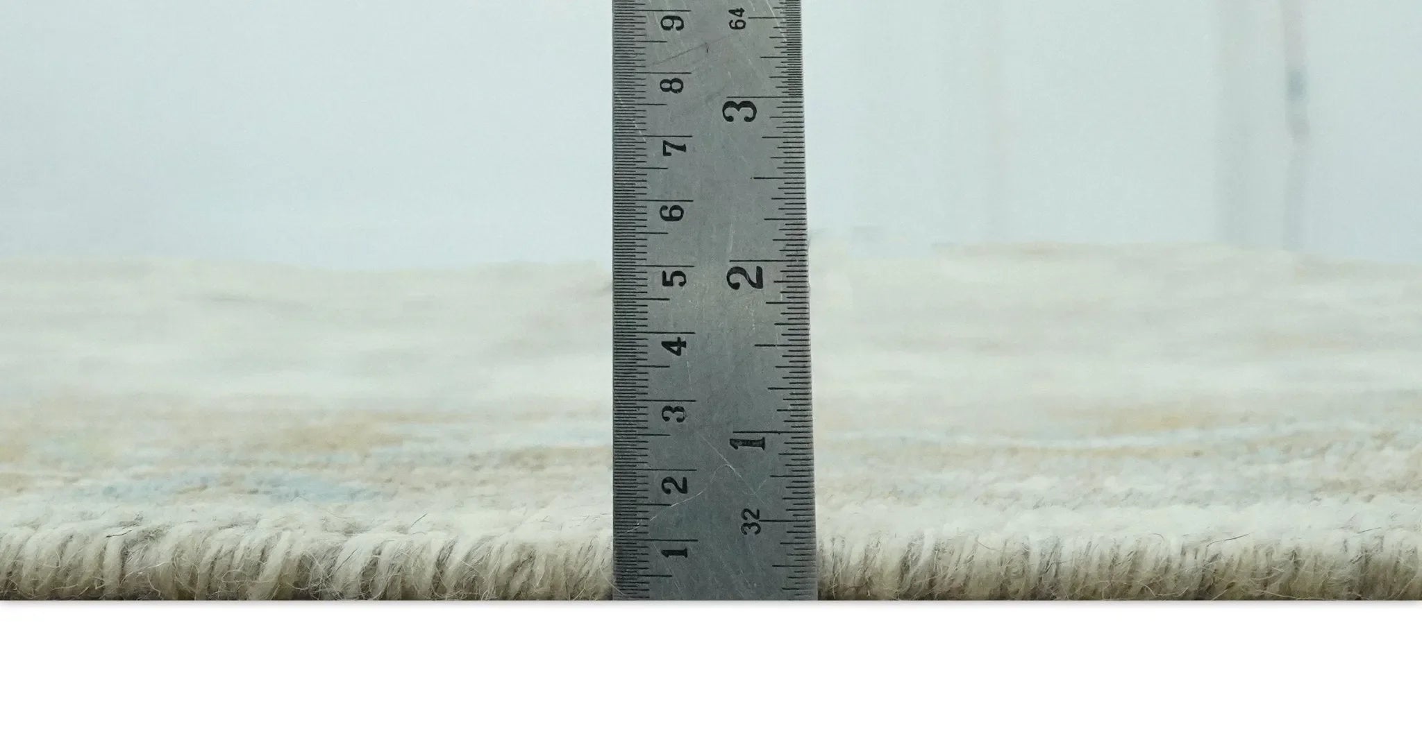 Custom Made Hand Knotted Ivory, Olive and Light Blue Traditional Wool Area Rug - The Mayfair Hall