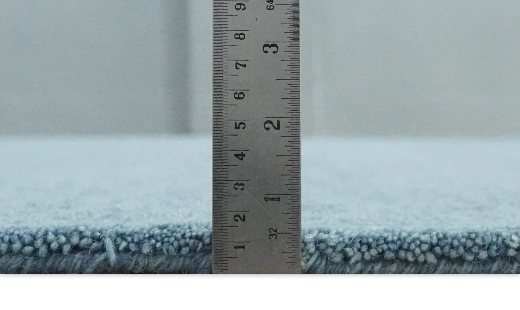 Custom Made Solid Plane Light Blue Woolen Hand Tufted wool area Rug - The Mayfair Hall