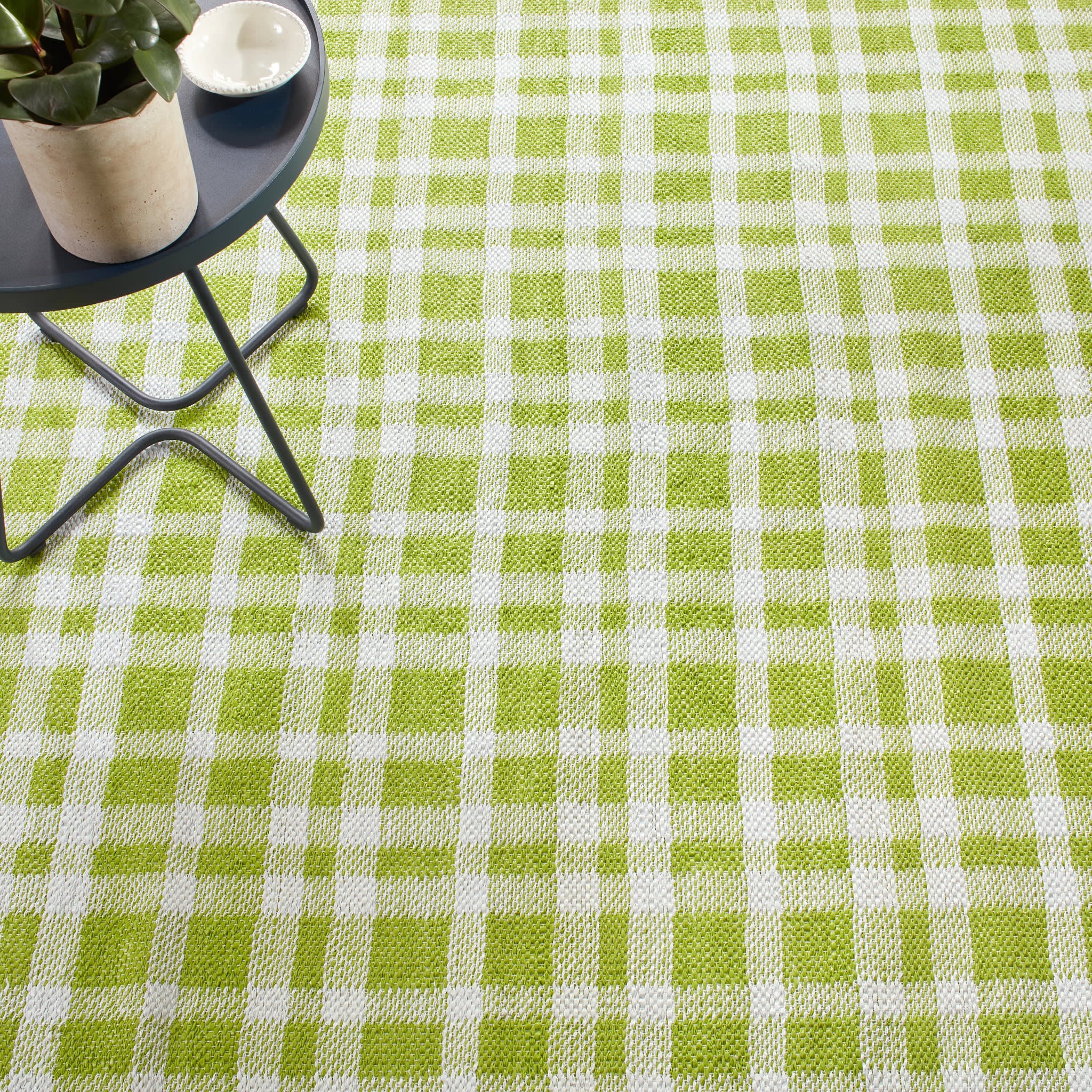 Tattersall Handwoven Indoor/Outdoor Rug | Sprout