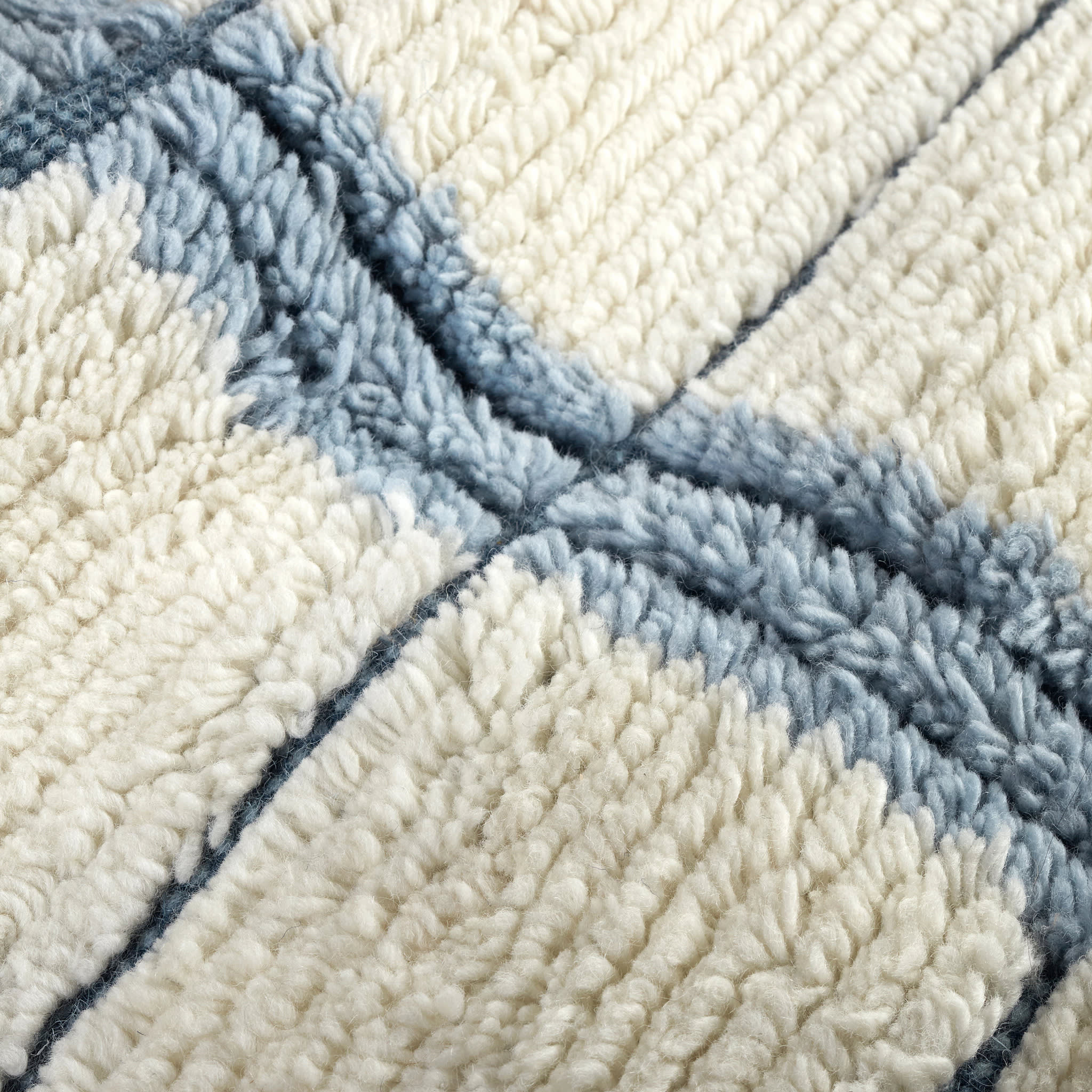 Tory Hand Knotted Wool Rug | Pewter Blue