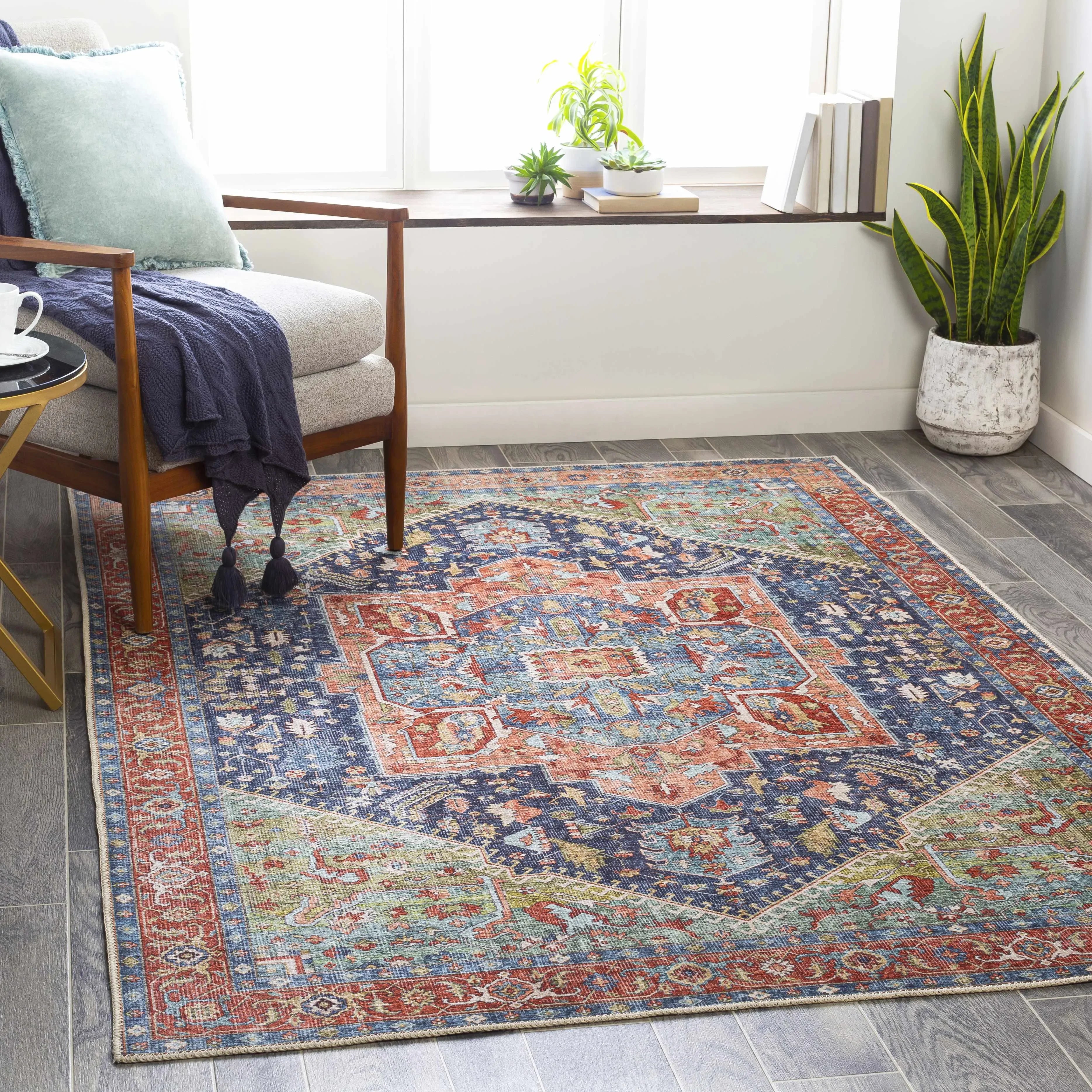 Exira Washable Area Rug - Clearance - The Mayfair Hall