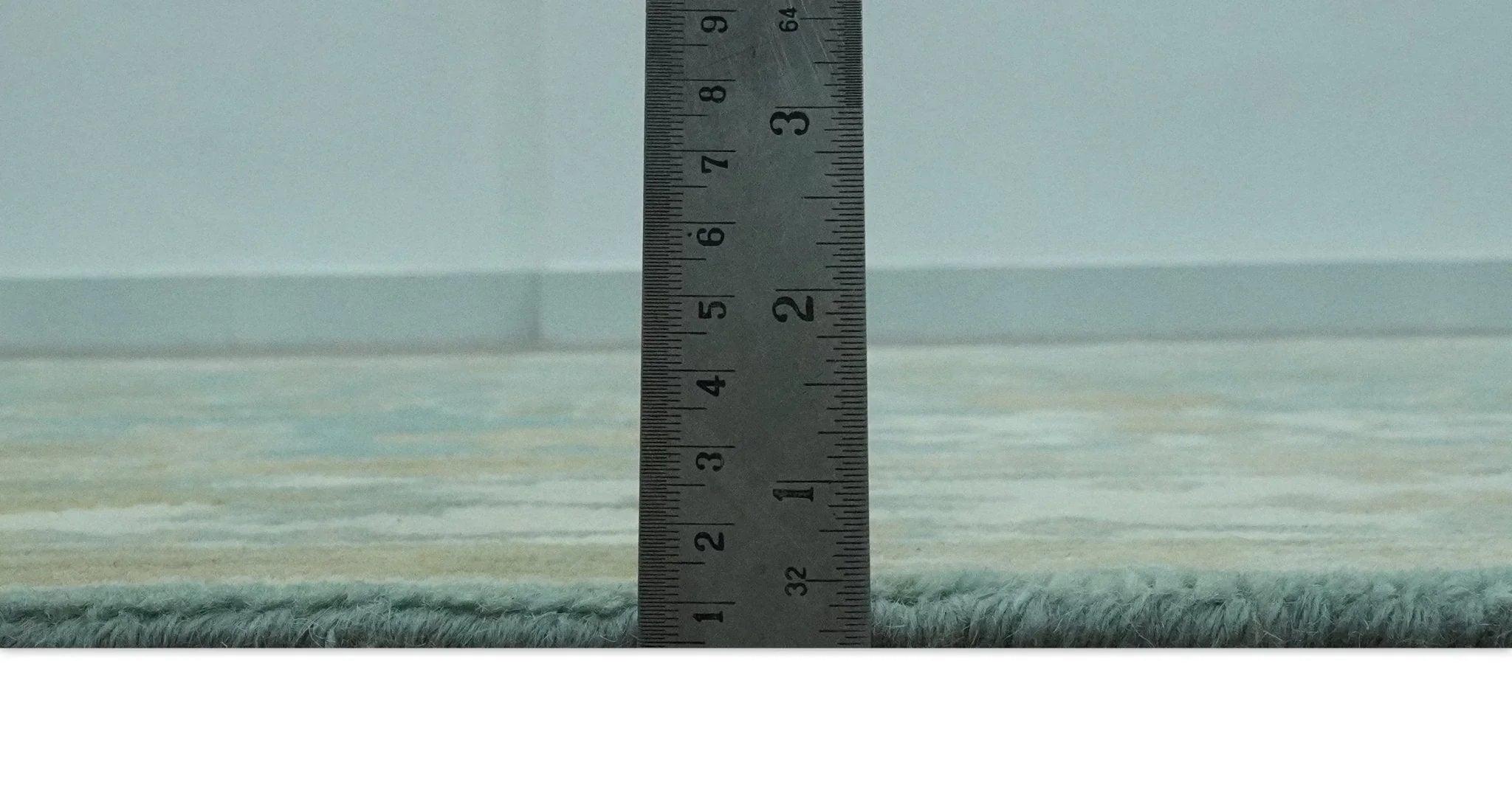 Hand Knotted Teal, Ivory and Beige Traditional Oriental Oushak Multi Size wool rug - The Mayfair Hall