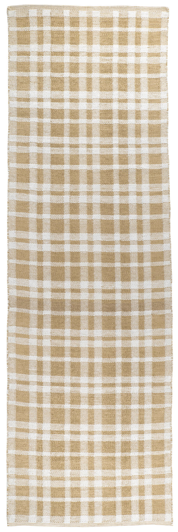 Tattersall Handwoven Indoor/Outdoor Rug | Khaki