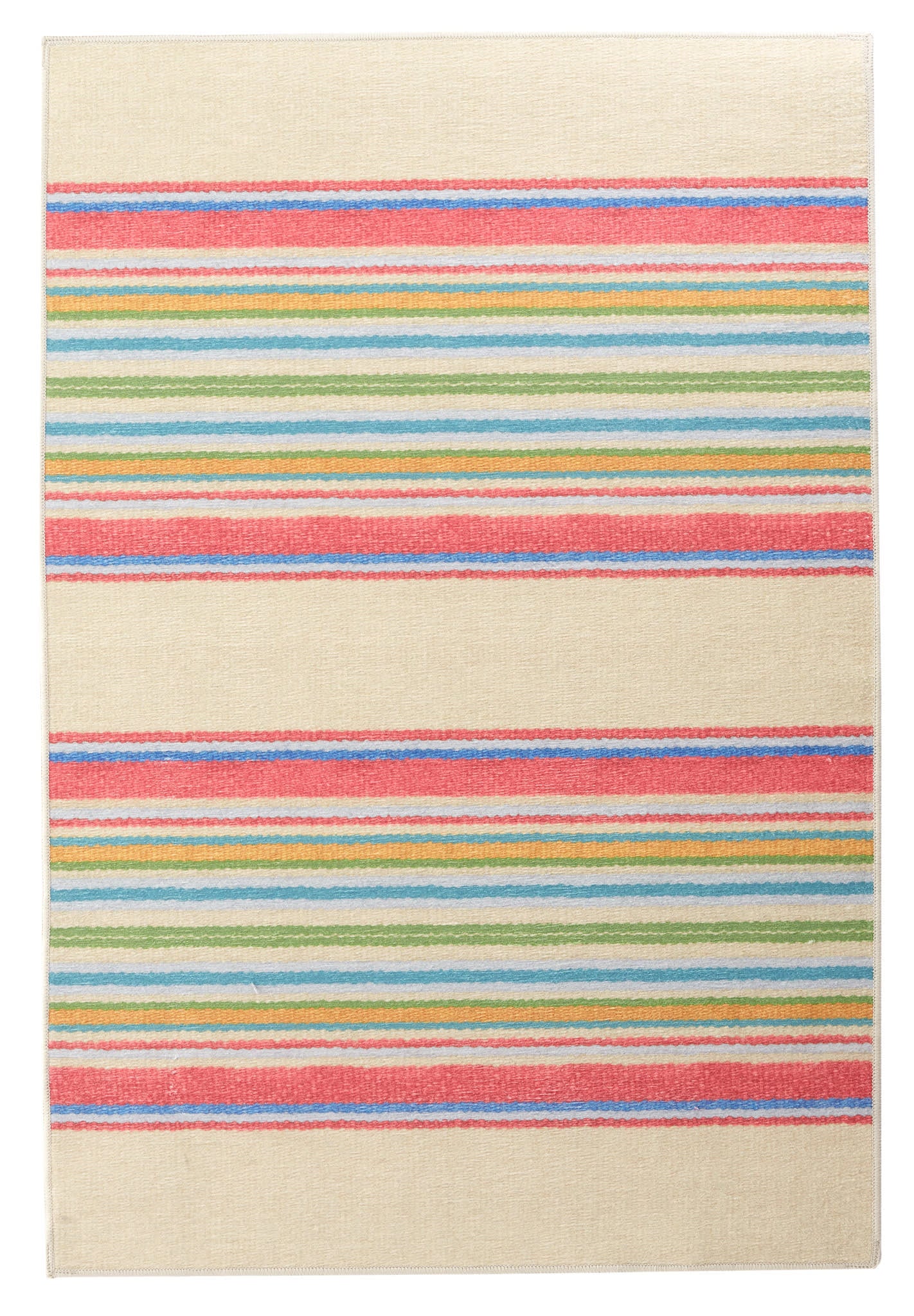 Cady Stripe Machine Washable Rug | Multi