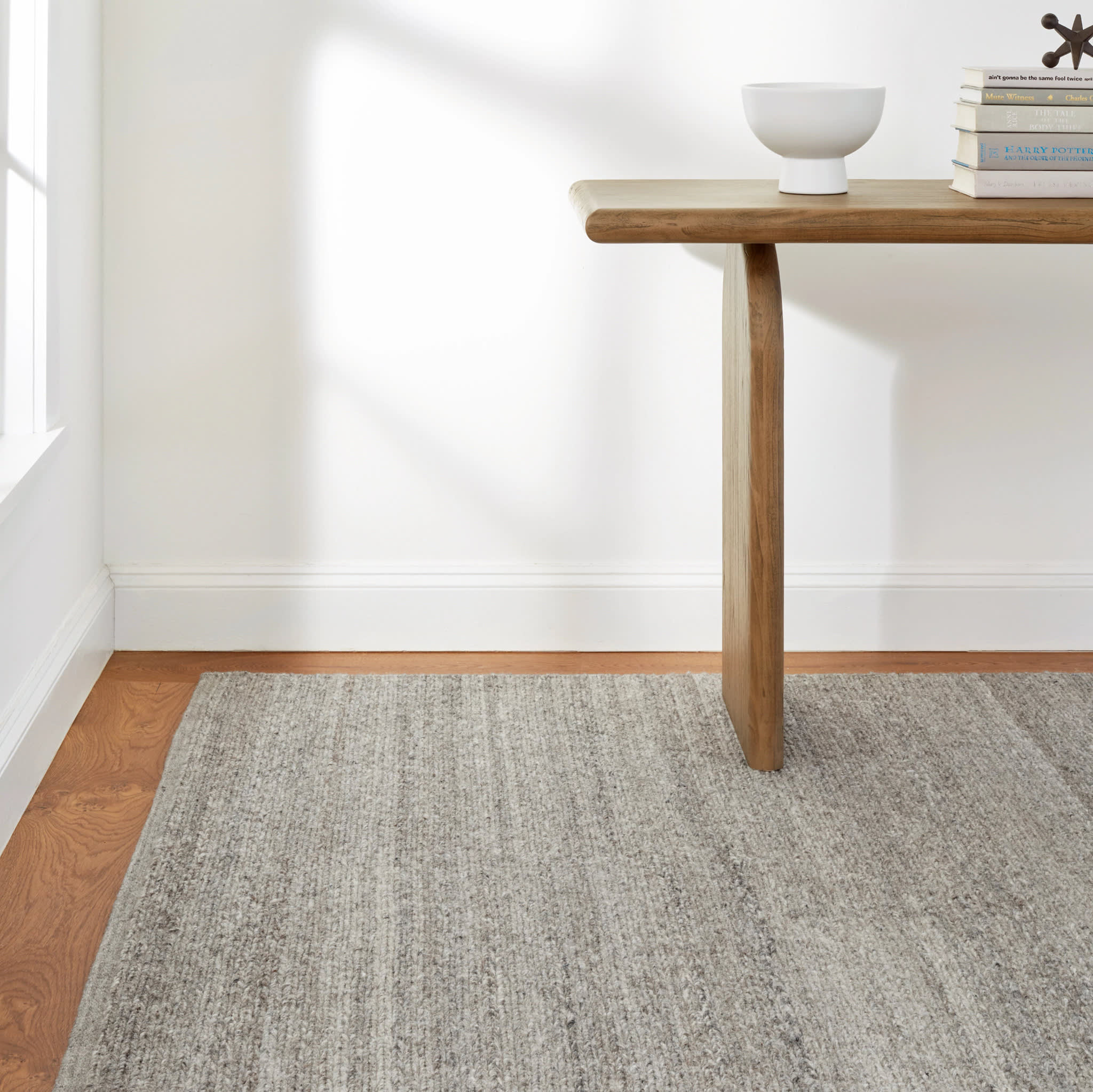 Solimar Handwoven Wool Rug | Natural