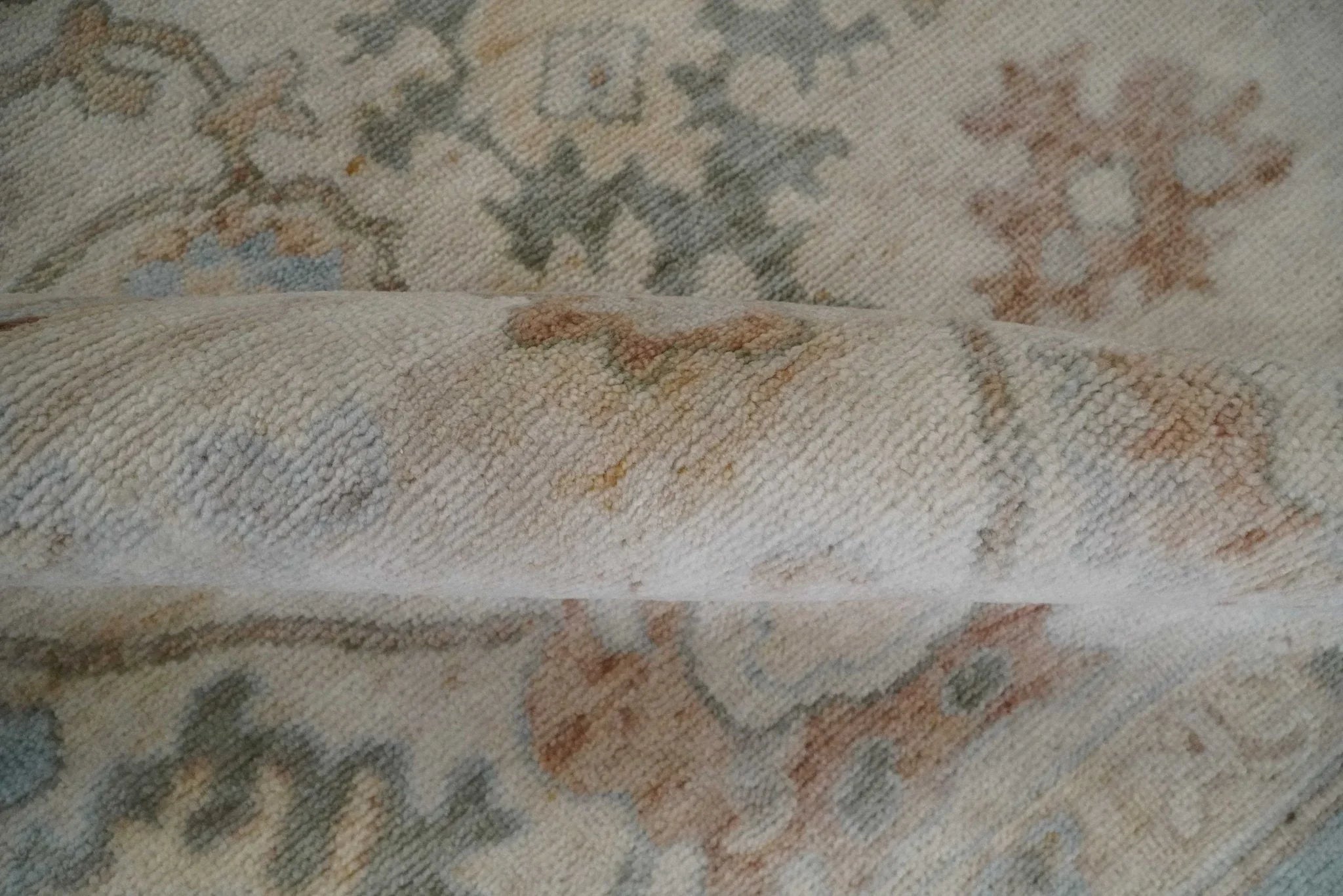 Made to Order Hand Knotted Ivory, Silver and Brown Traditional Antique Style Wool Area Rug - The Mayfair Hall