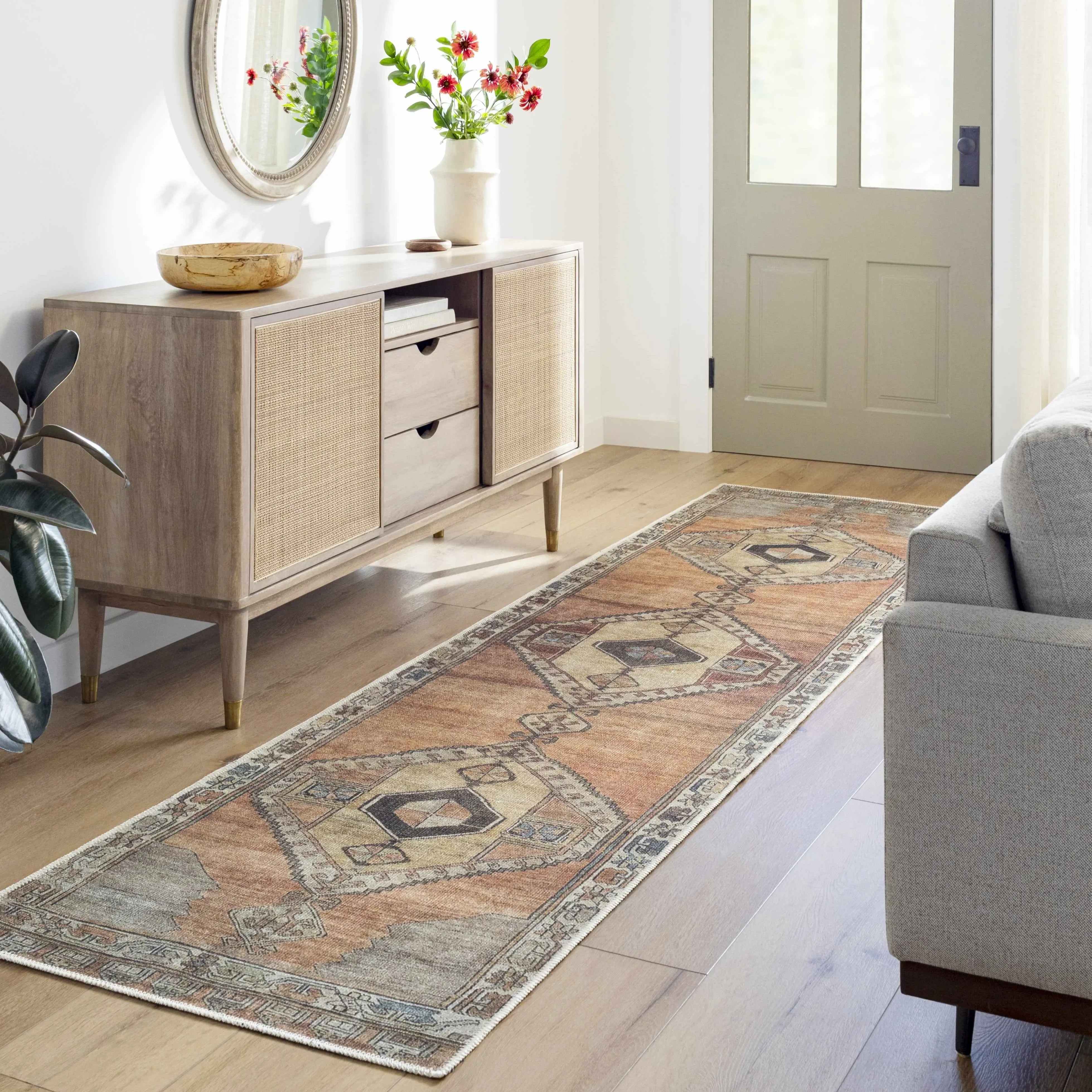 Medinah Washable Runner & Area Rug - The Mayfair Hall