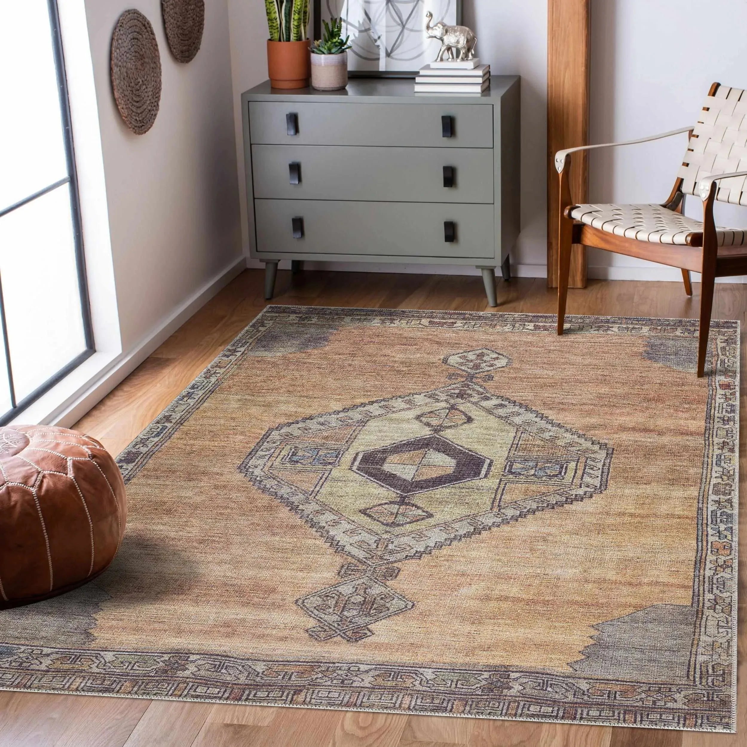 Medinah Washable Runner & Area Rug - The Mayfair Hall
