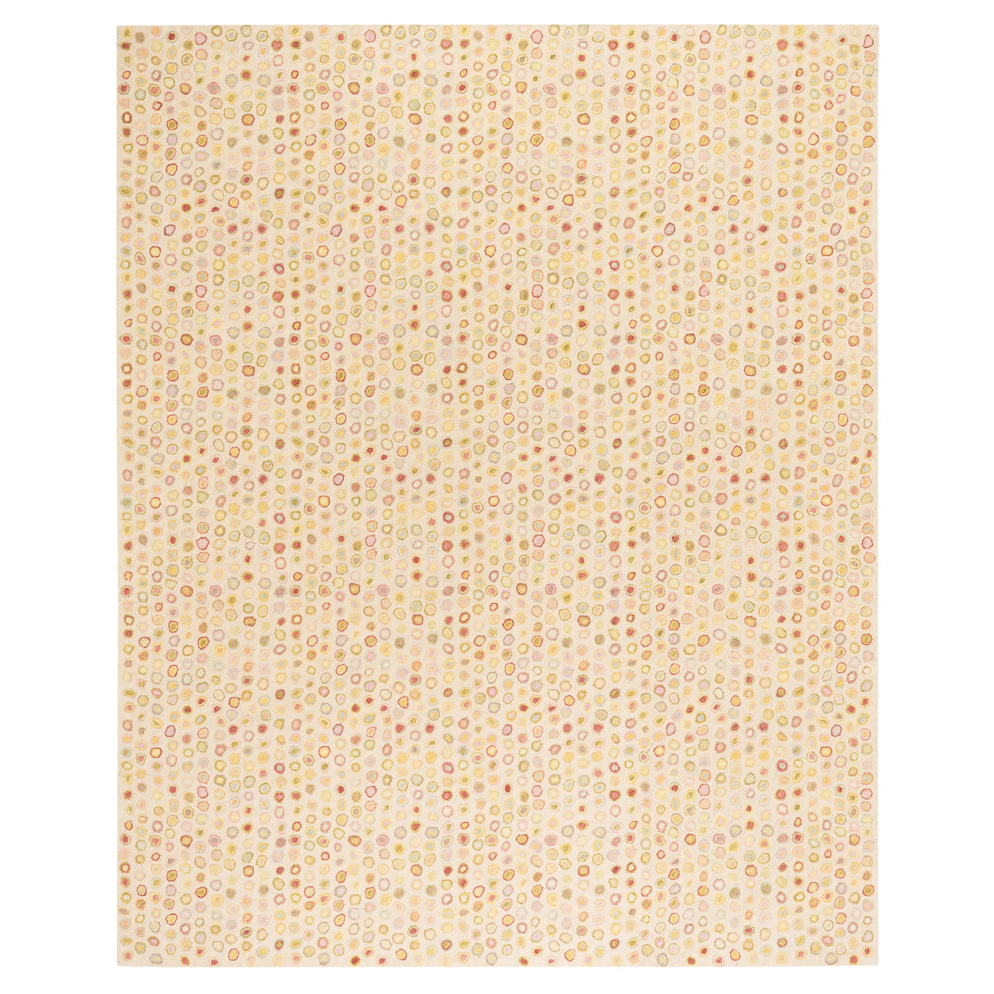 Cat's Paw Hand Micro Hooked Wool Rug | Pastel