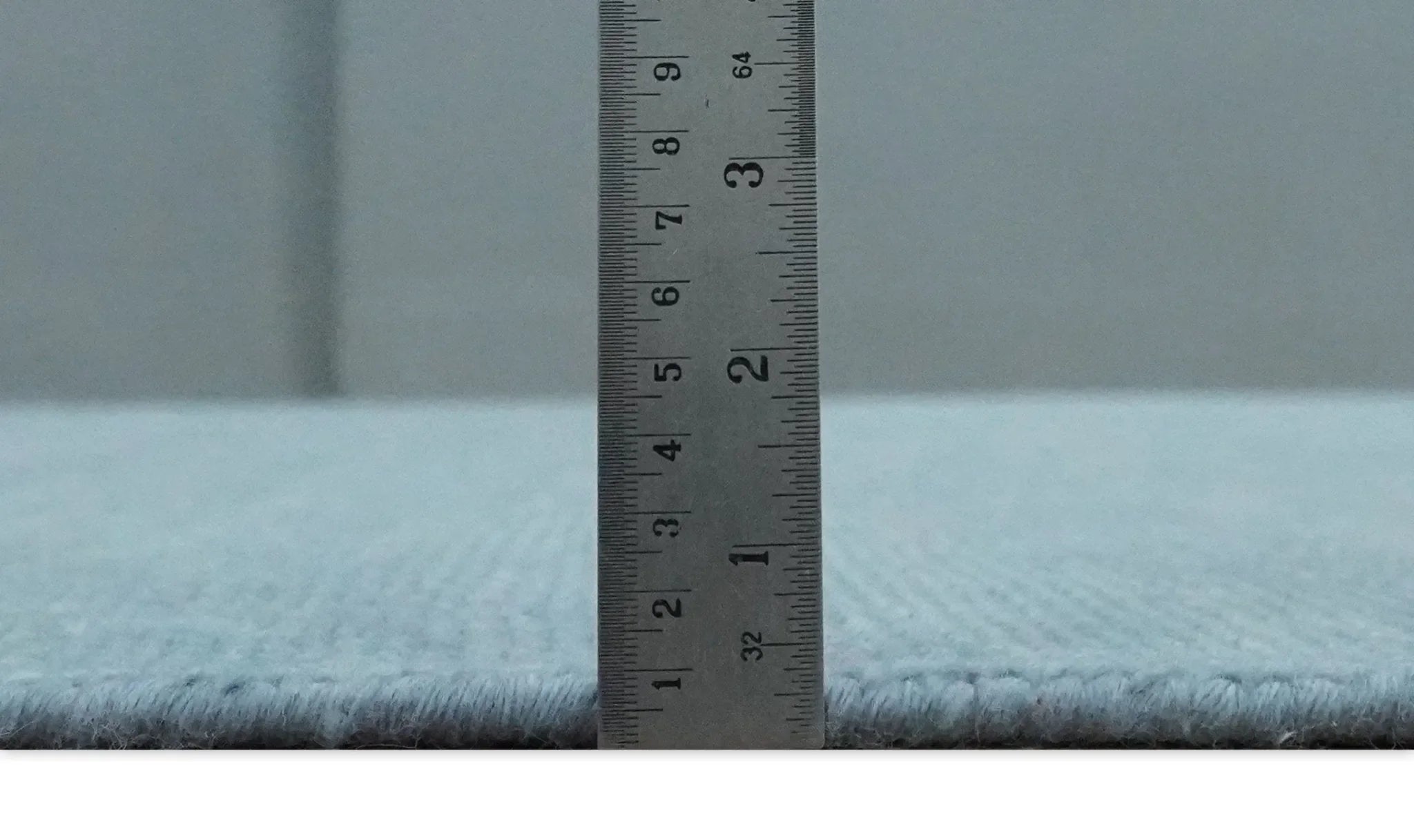 Solid Plane Blue Custom Made Modern Hand knotted wool Area Rug - The Mayfair Hall