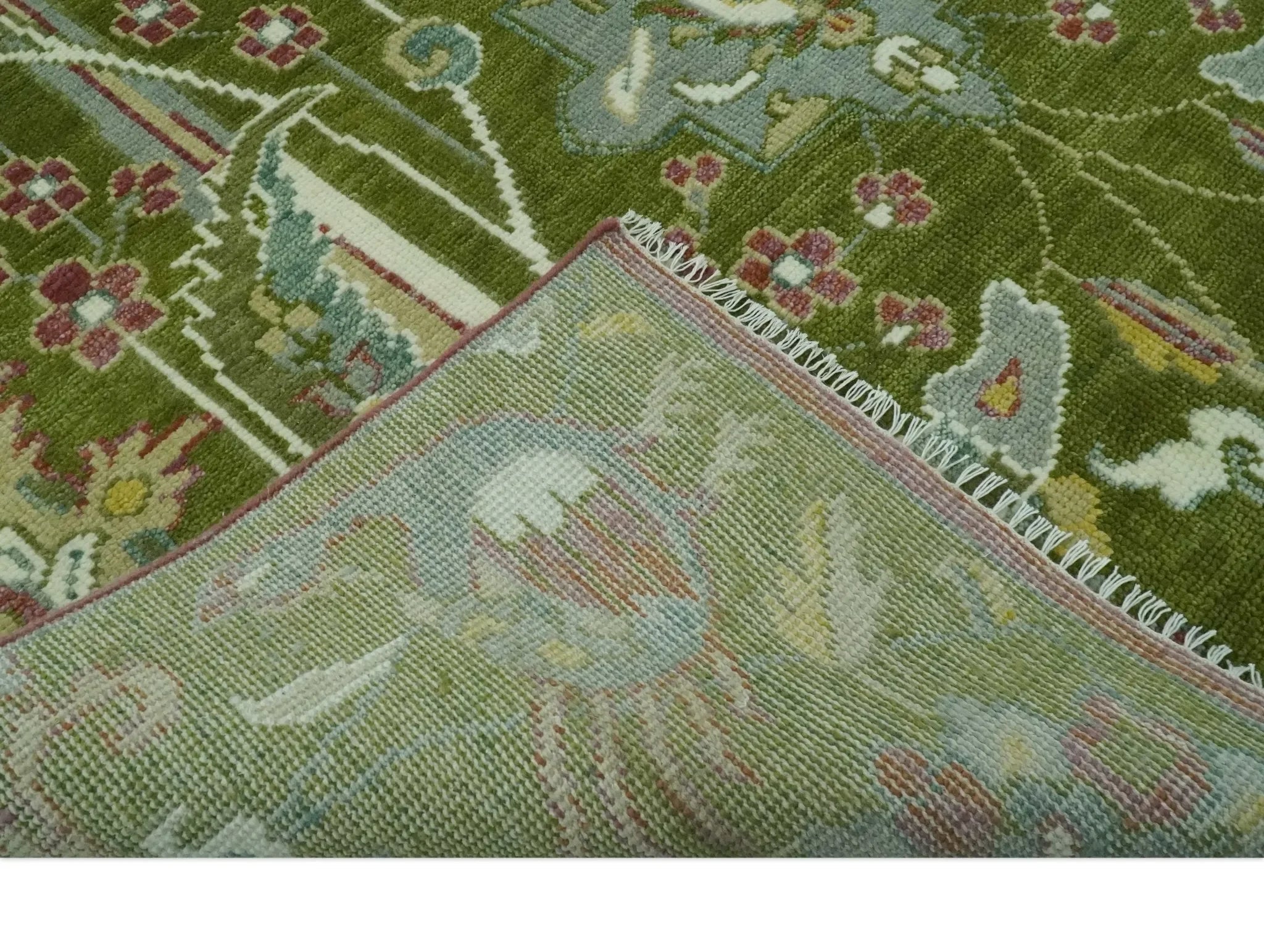 The Peacock Garden Bird Hand Knotted Custom Made Wool Area Rug - The Mayfair Hall