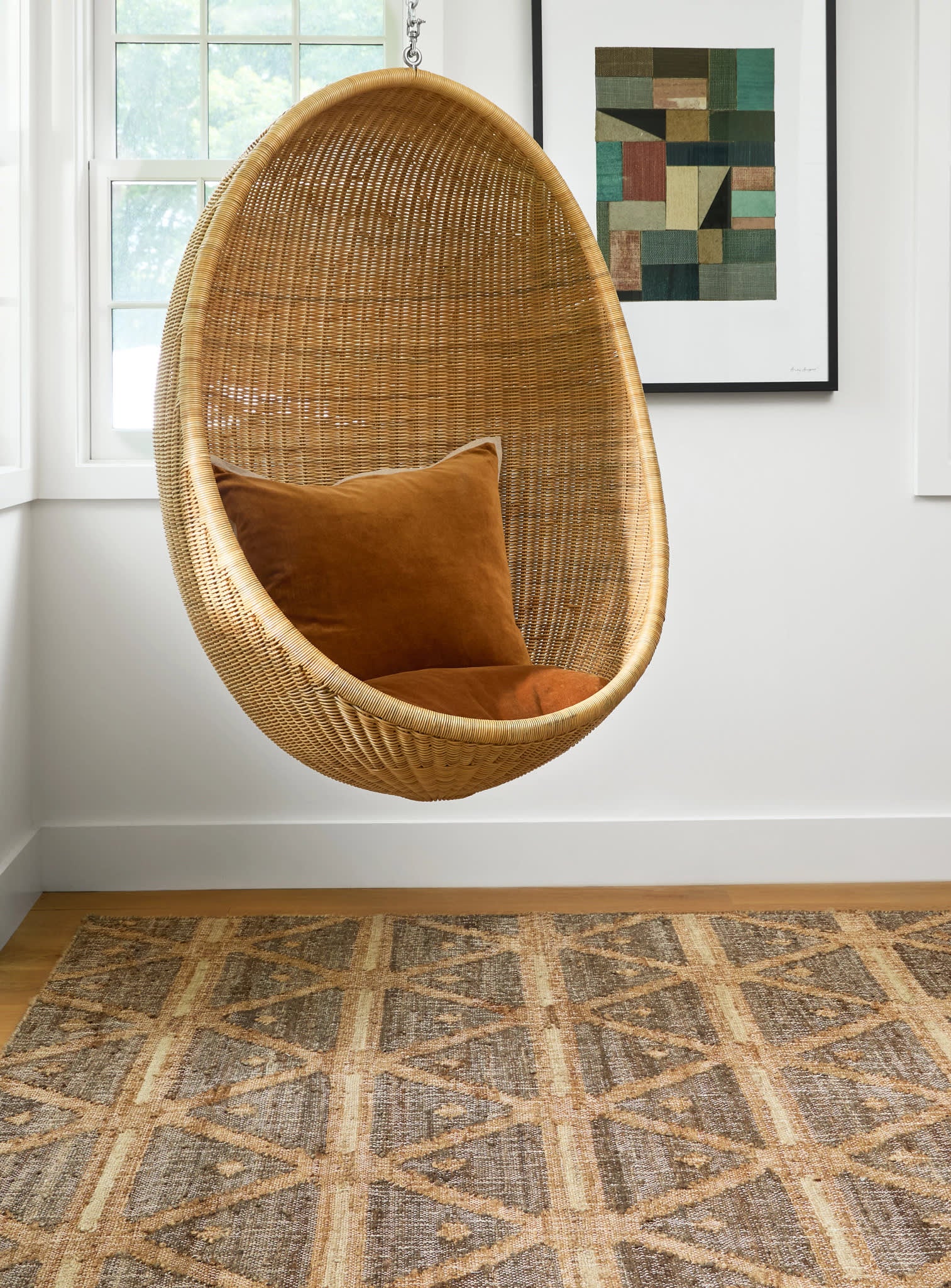 Rumi Handwoven Jute Rug | Brown