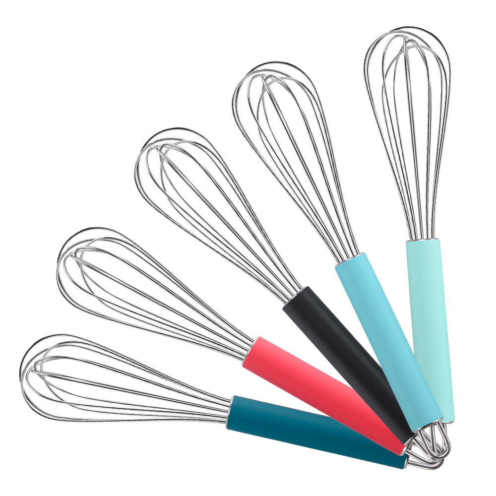 9 inch 12 inch stainless steel manual egg beater handheld cream egg mixer egg beater baking tools