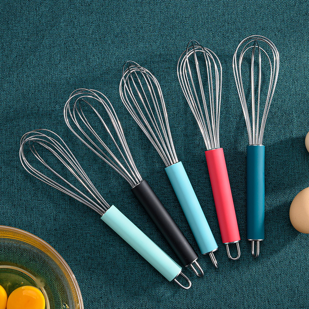 9 inch 12 inch stainless steel manual egg beater handheld cream egg mixer egg beater baking tools