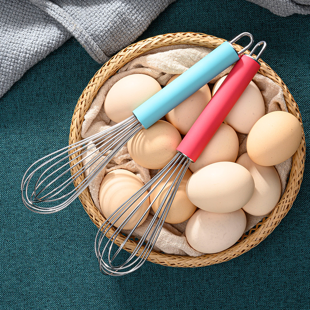 9 inch 12 inch stainless steel manual egg beater handheld cream egg mixer egg beater baking tools